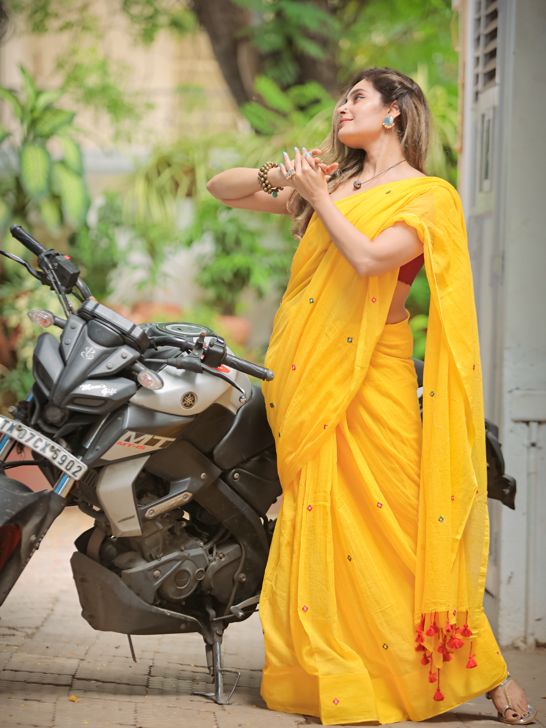 Perky Patakha (Pure Mul Cotton Saree)