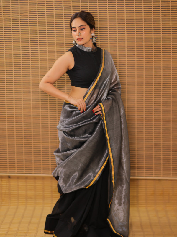 Mystic Amarapali (Handloom Mulmul Cotton and Tissue Silk)