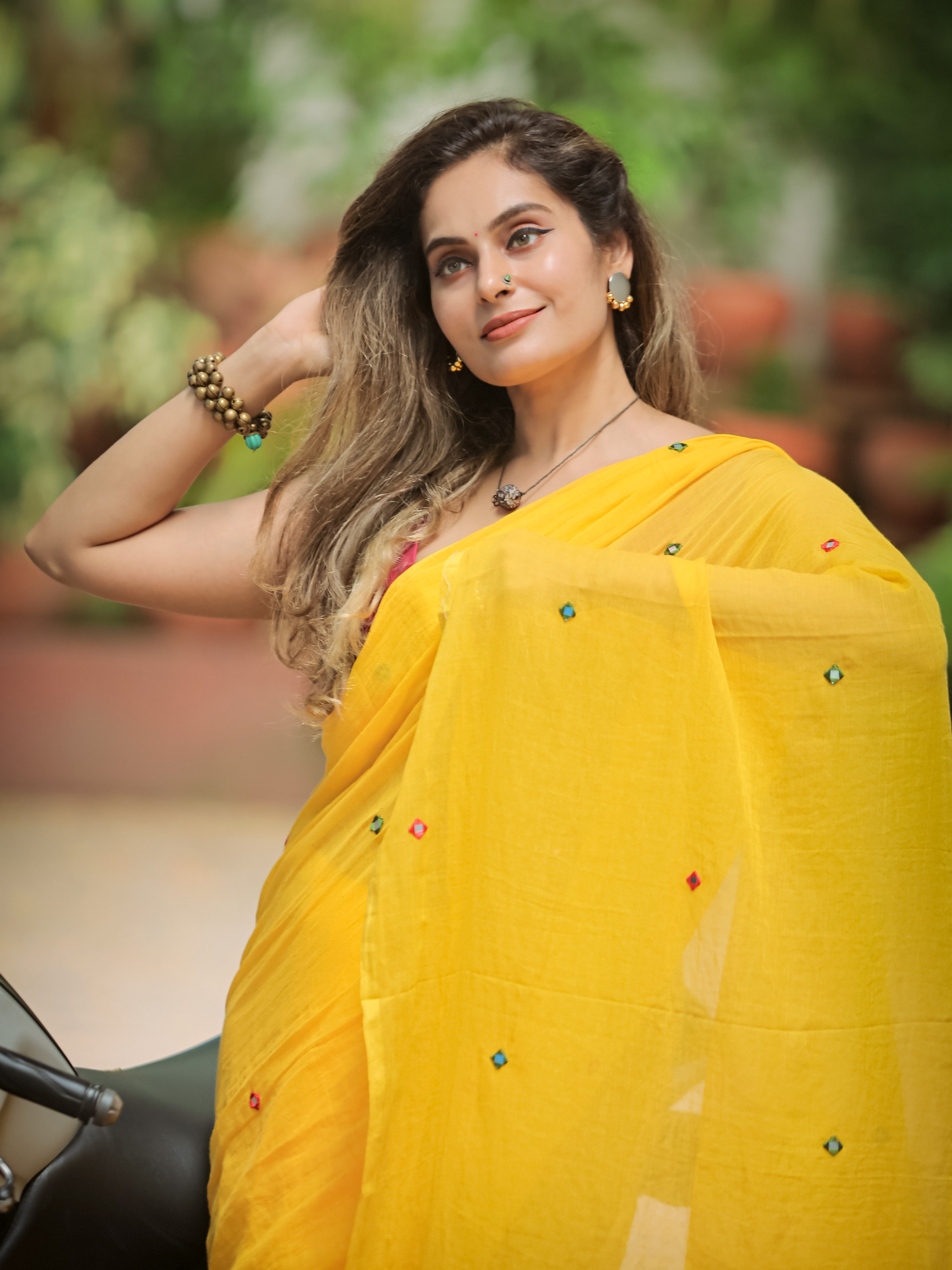 Perky Patakha (Pure Mul Cotton Saree)