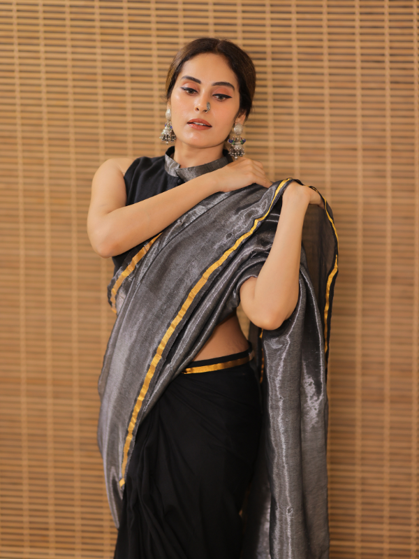 Mystic Amarapali (Handloom Mulmul Cotton and Tissue Silk)