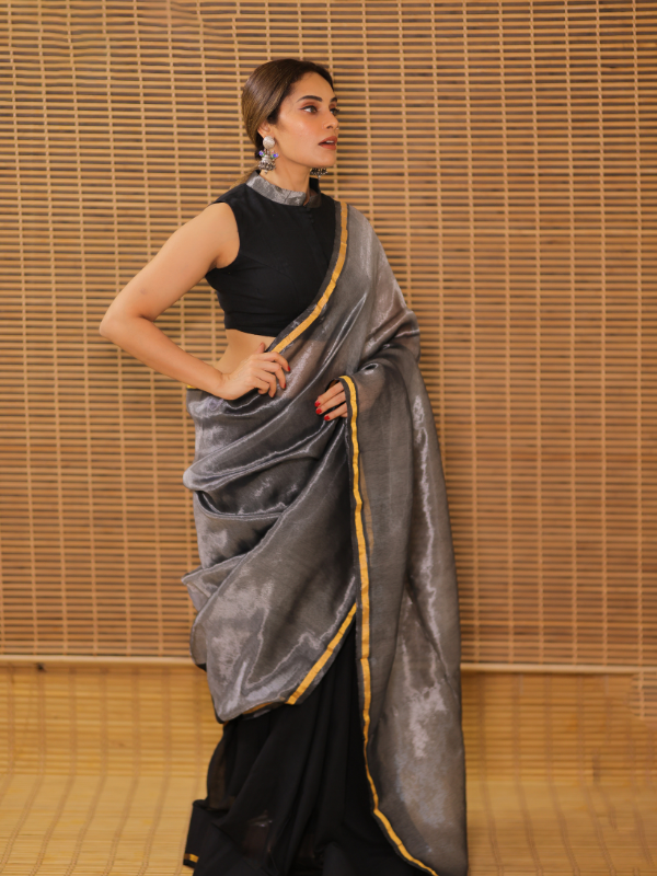 Mystic Amarapali (Handloom Mulmul Cotton and Tissue Silk)