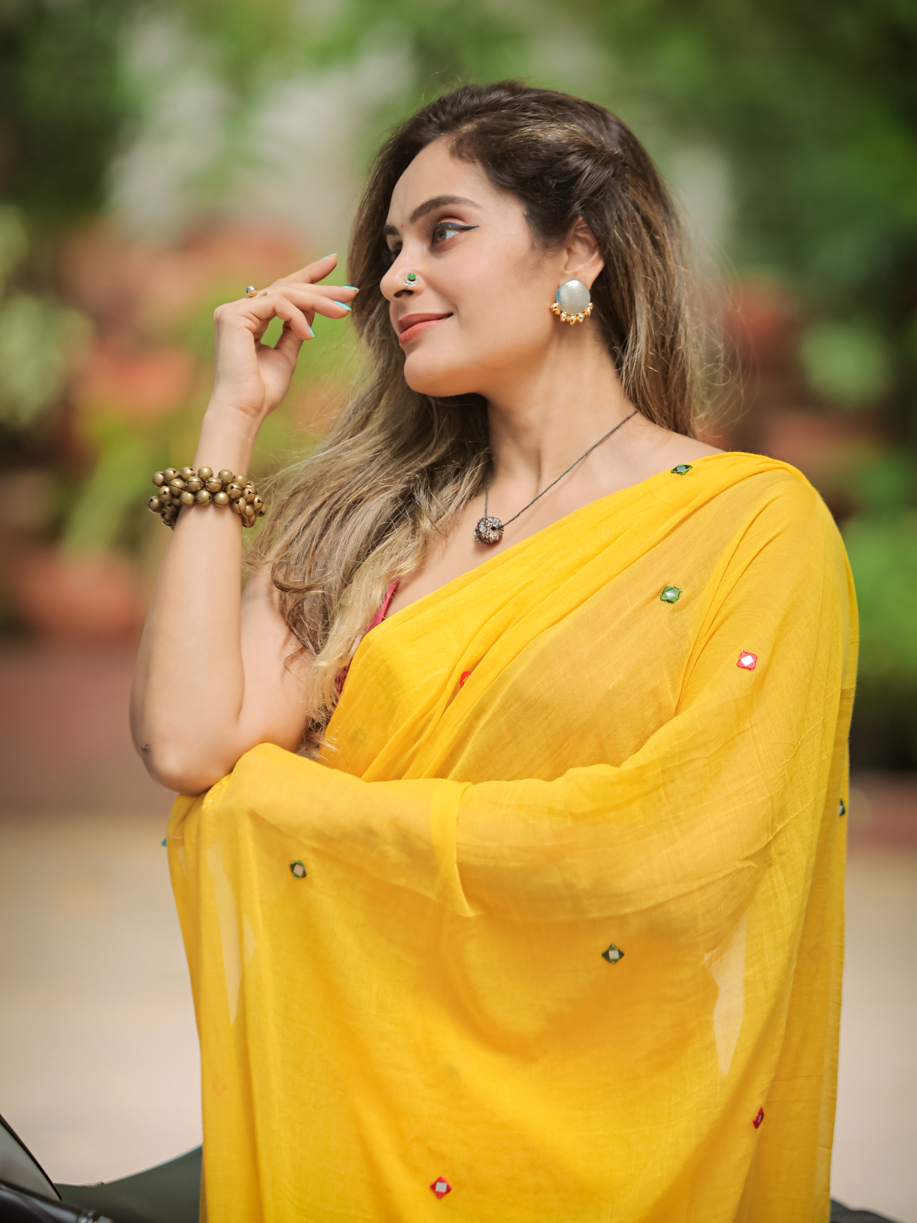 Perky Patakha (Pure Mul Cotton Saree)