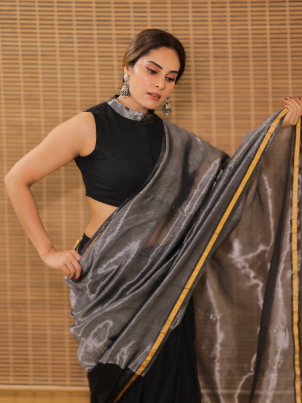 Mystic Amarapali (Handloom Mulmul Cotton and Tissue Silk)