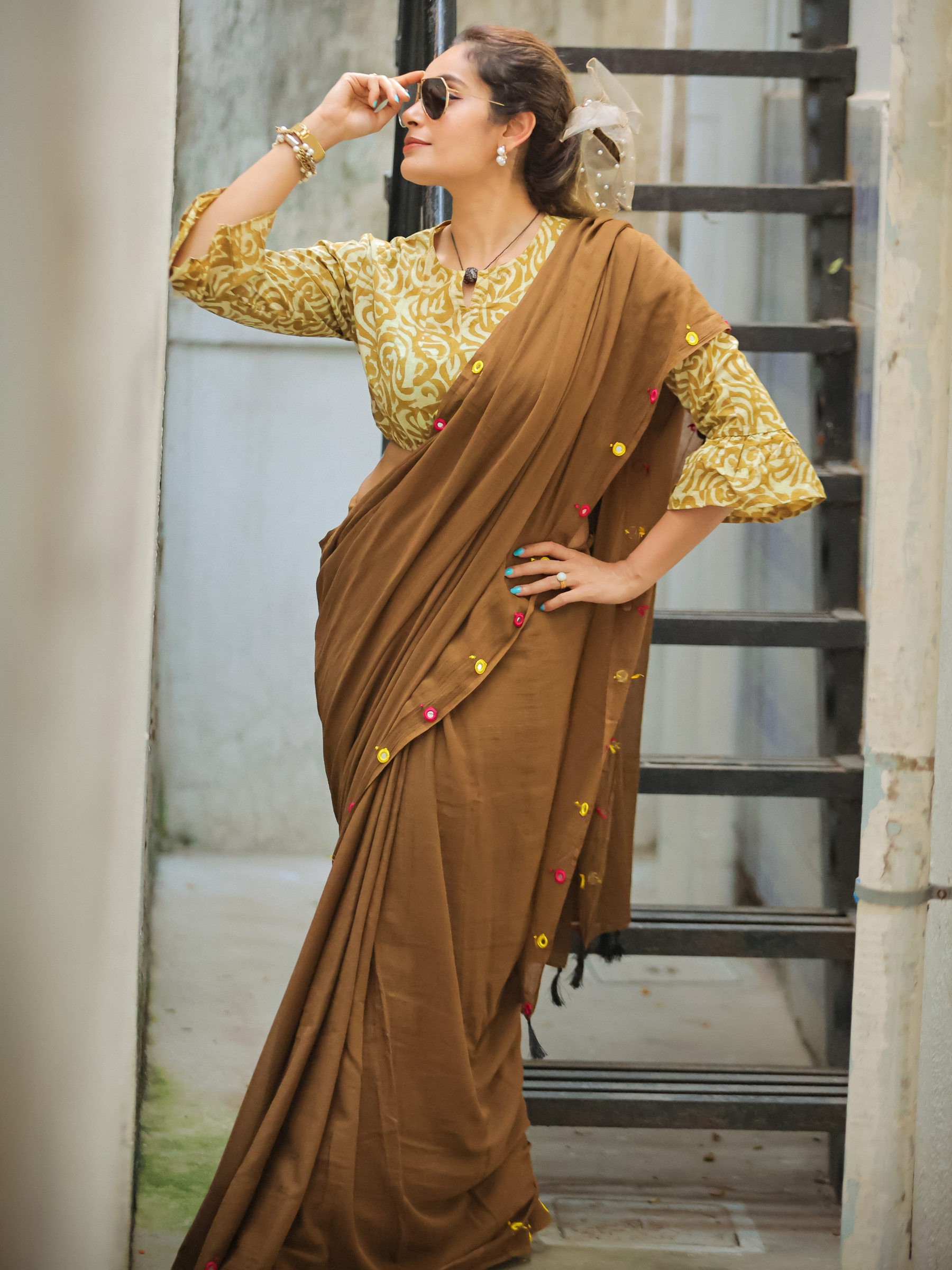 Sassy Sundari (Pure Mul Cotton Saree)