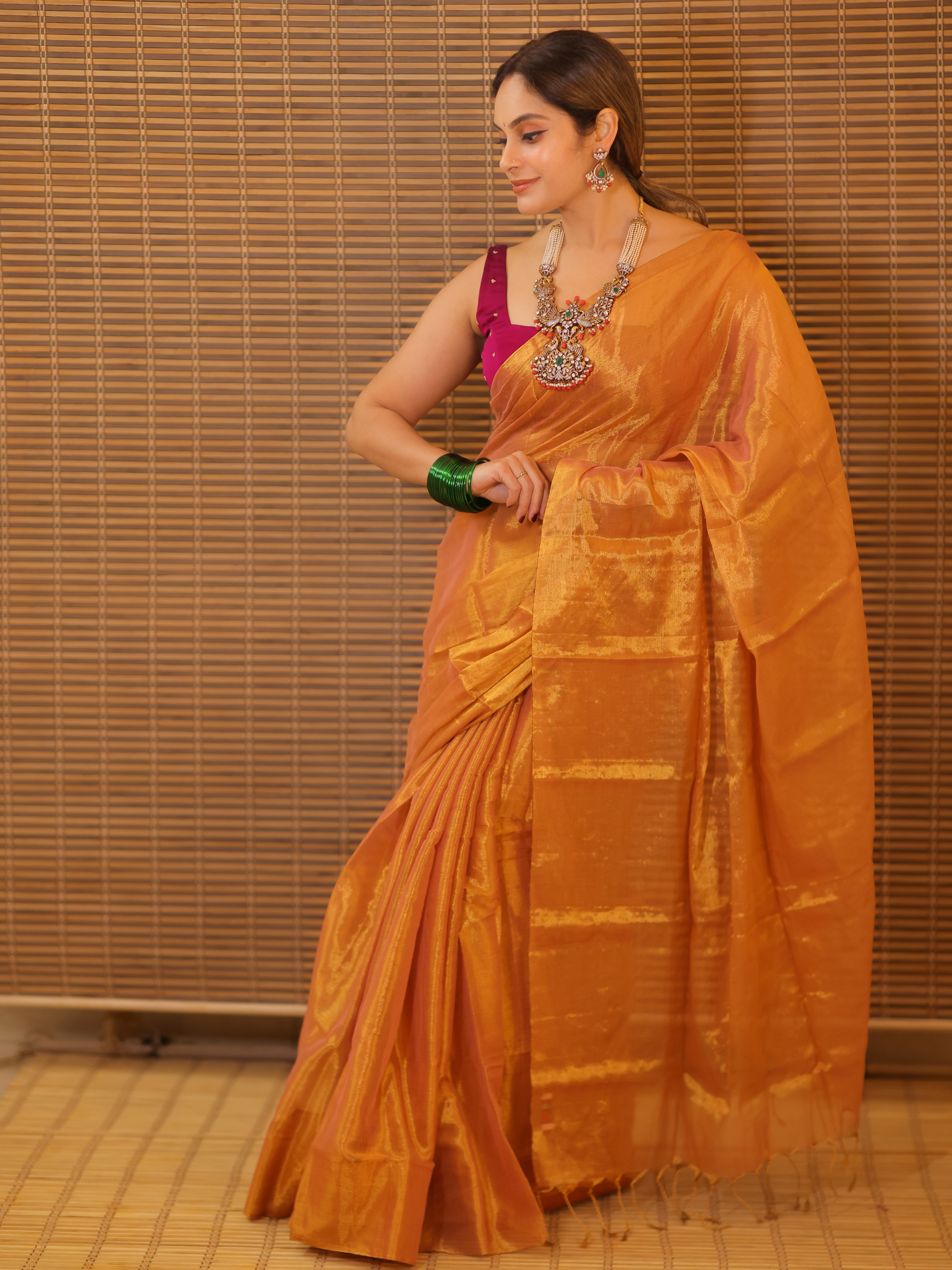 Swarna Kiran (Tissue Mul Saree)