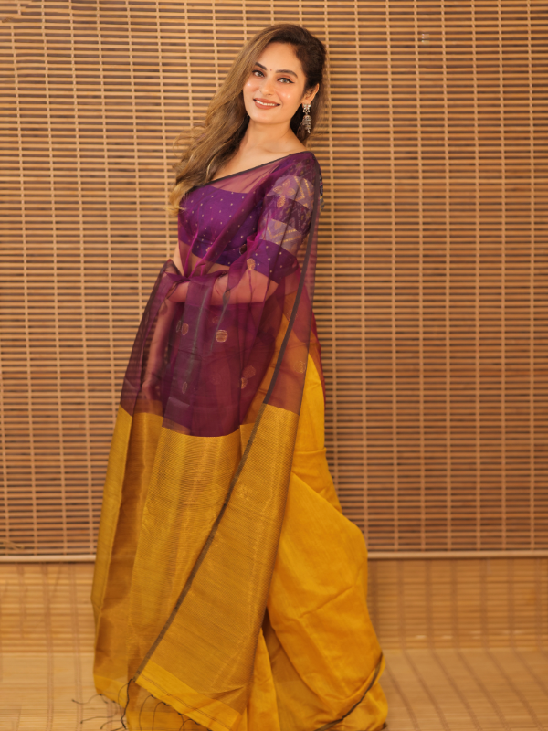 Virasati Meera (handloom muslin silk)