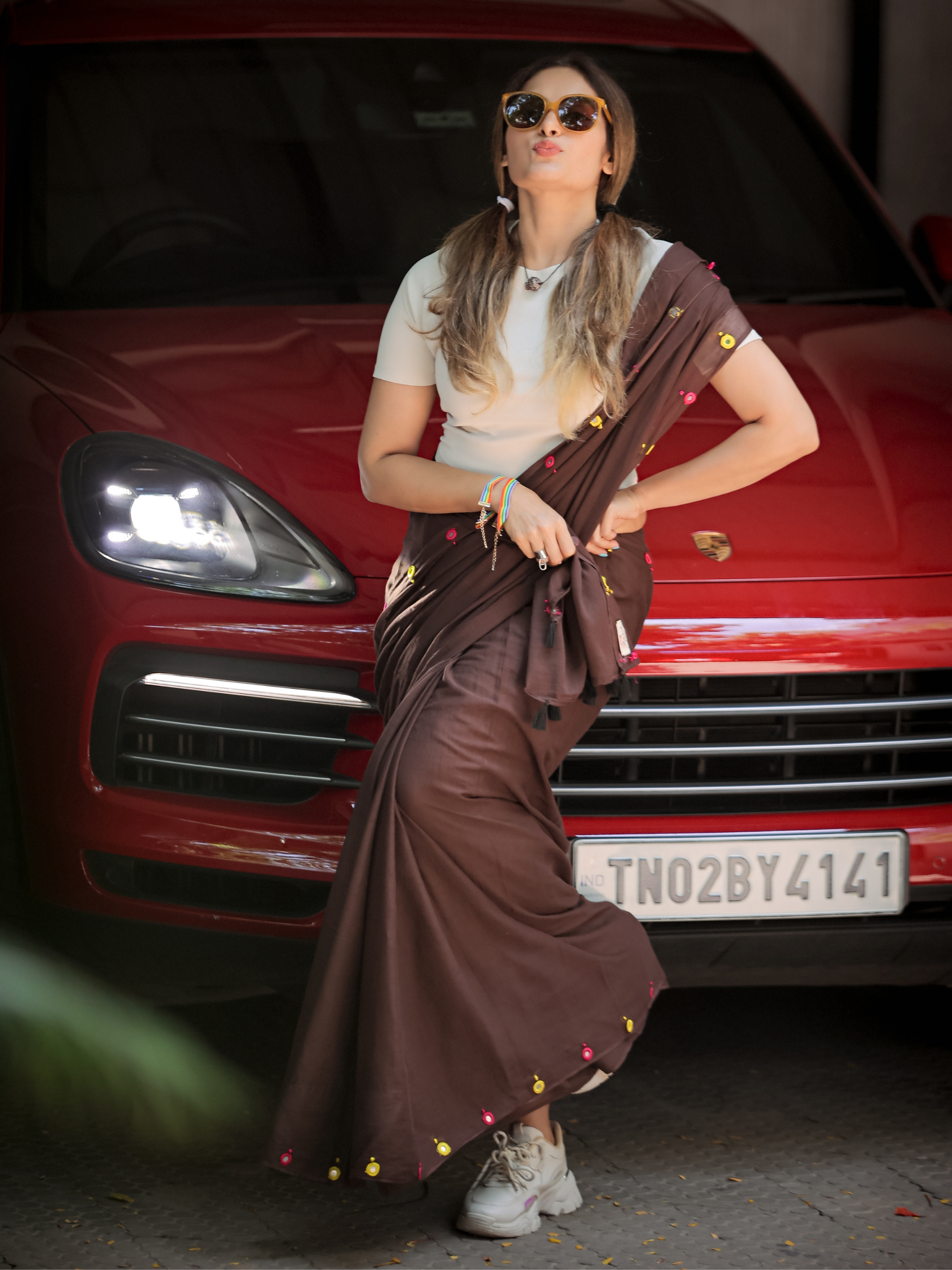 Playful Pari (Pure Mul Cotton Saree)