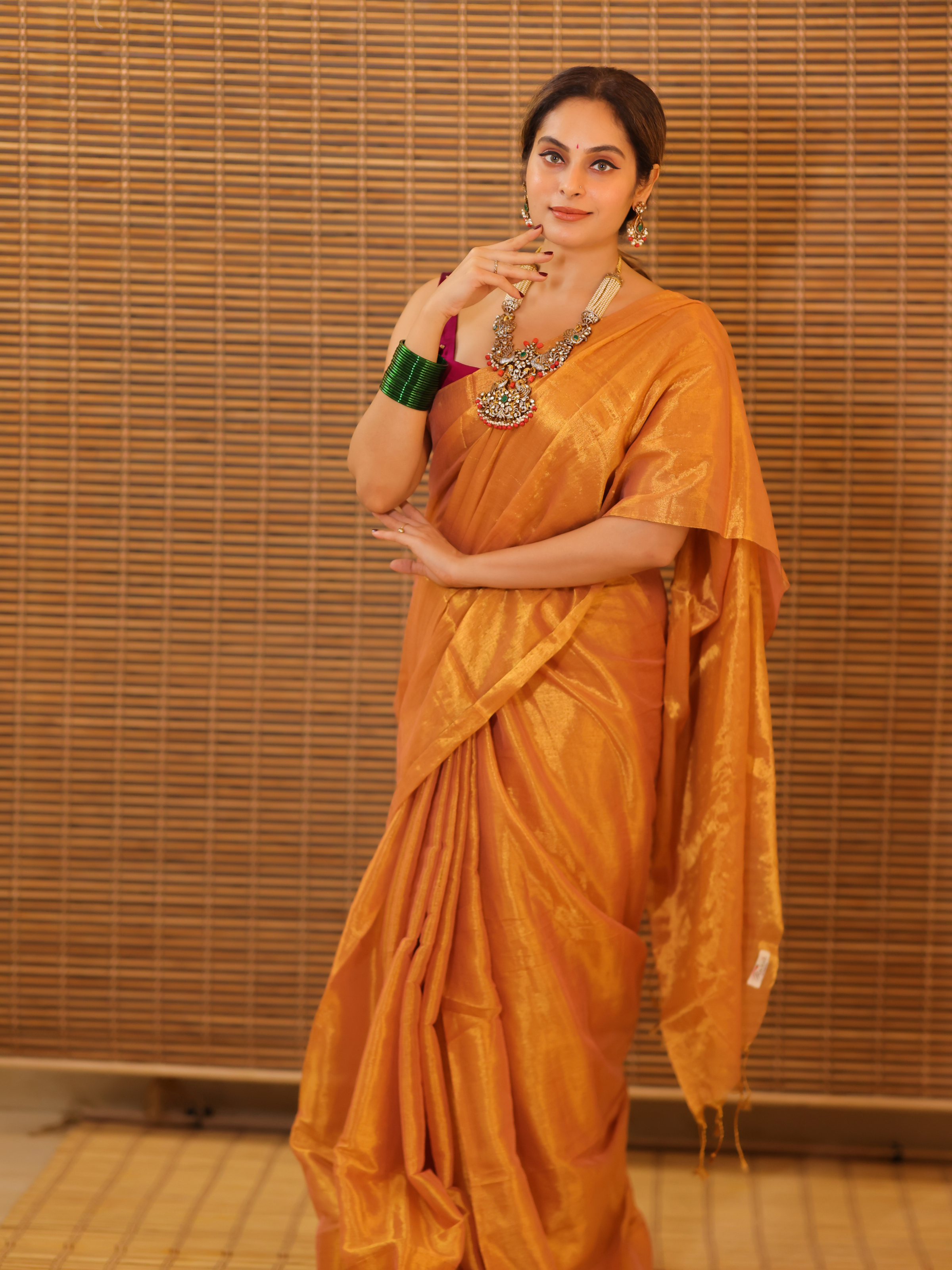 Swarna Kiran (Tissue Mul Saree)