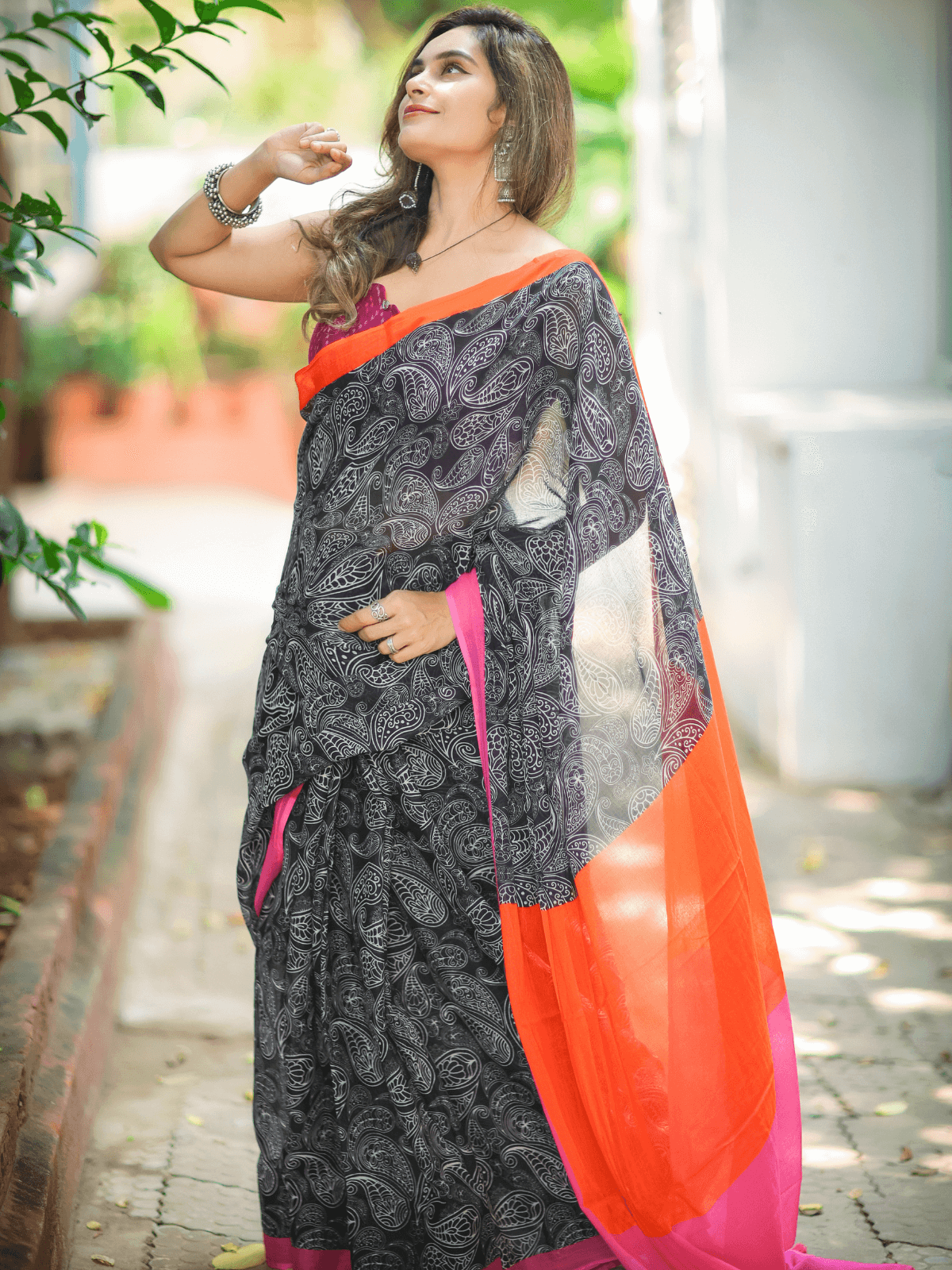 Glorious Giggles (Pure Mul Cotton Saree)