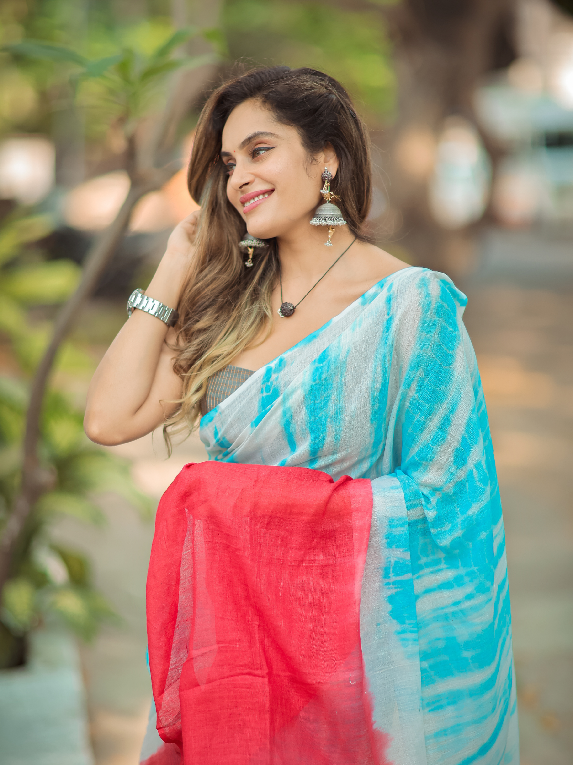 Deal Day Dreams (Pure Mul Cotton Tie-Dye Saree)