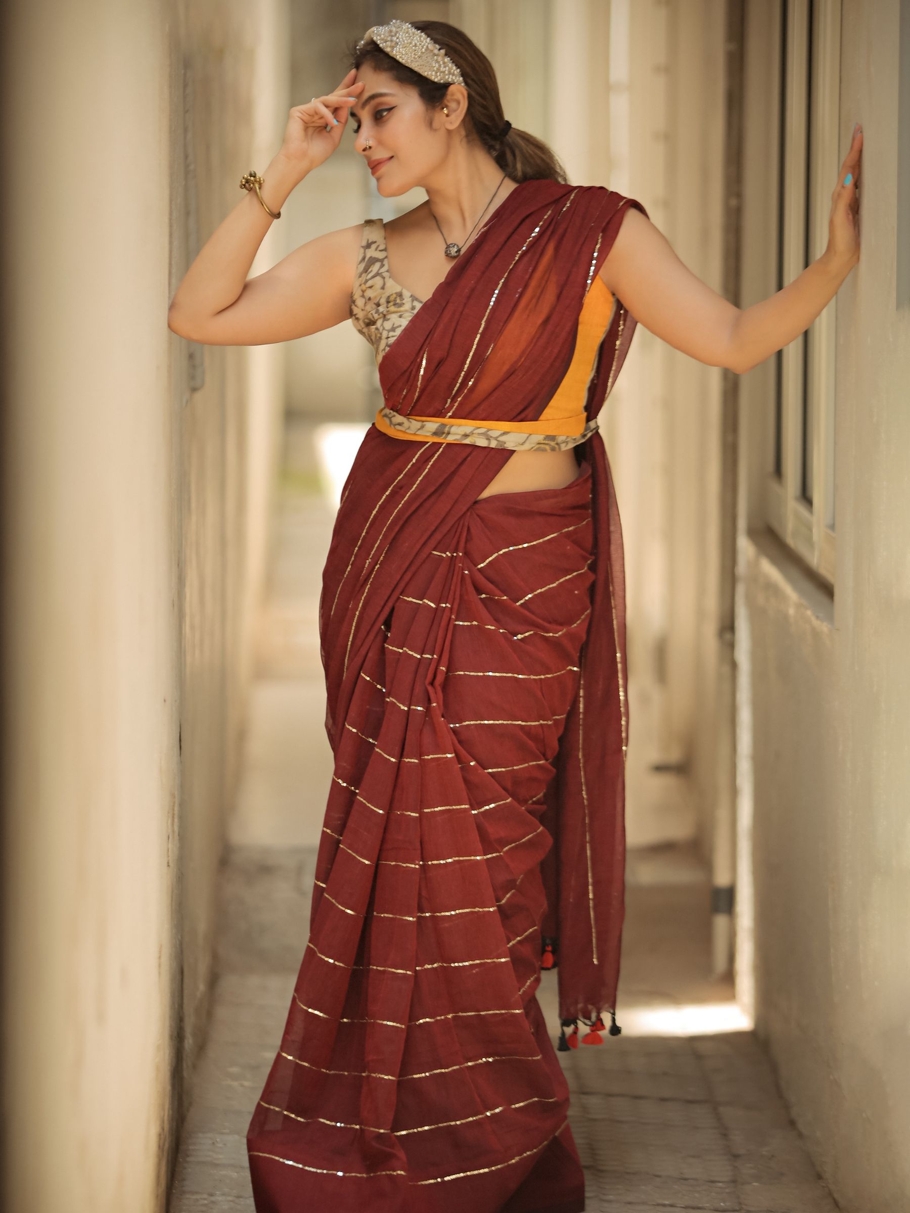 Dazzling Kudi (Pure Mul Cotton Saree)