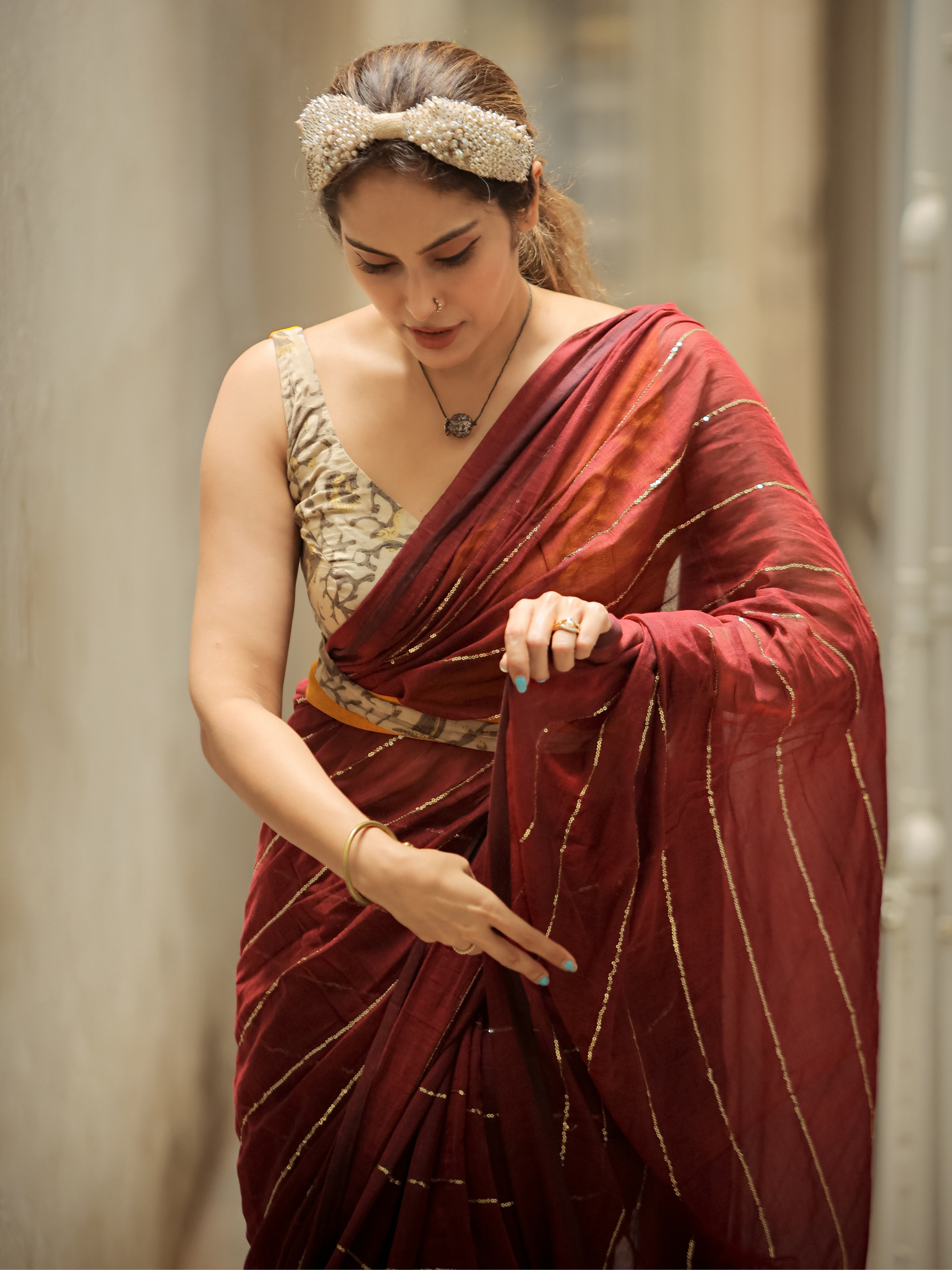 Dazzling Kudi (Pure Mul Cotton Saree)