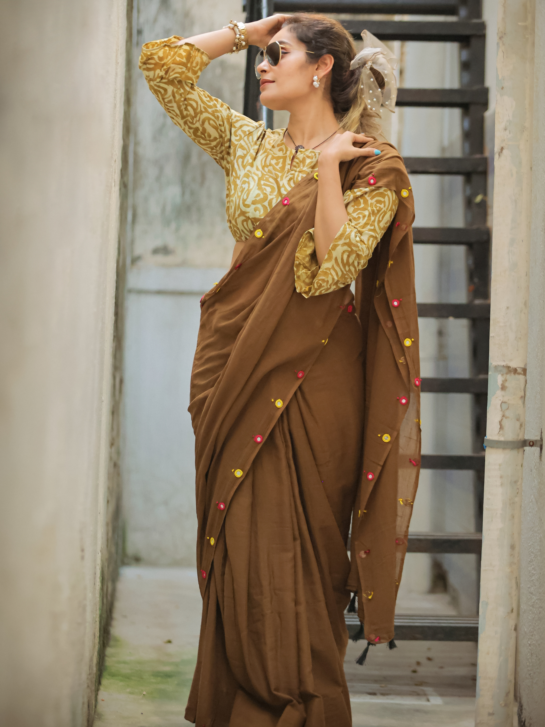 Sassy Sundari (Pure Mul Cotton Saree)