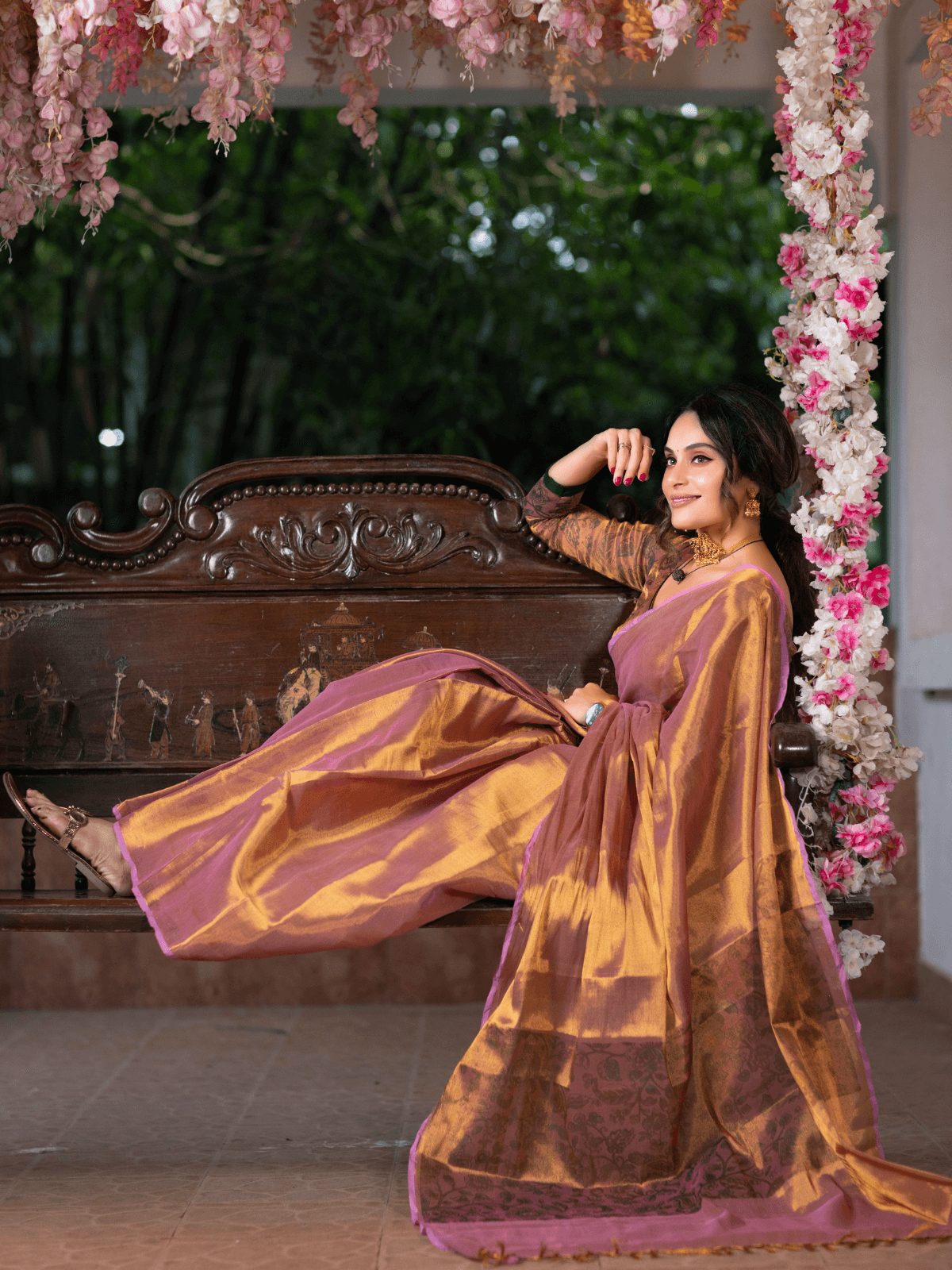 Maharani (Saree + Printed Blouse Piece)