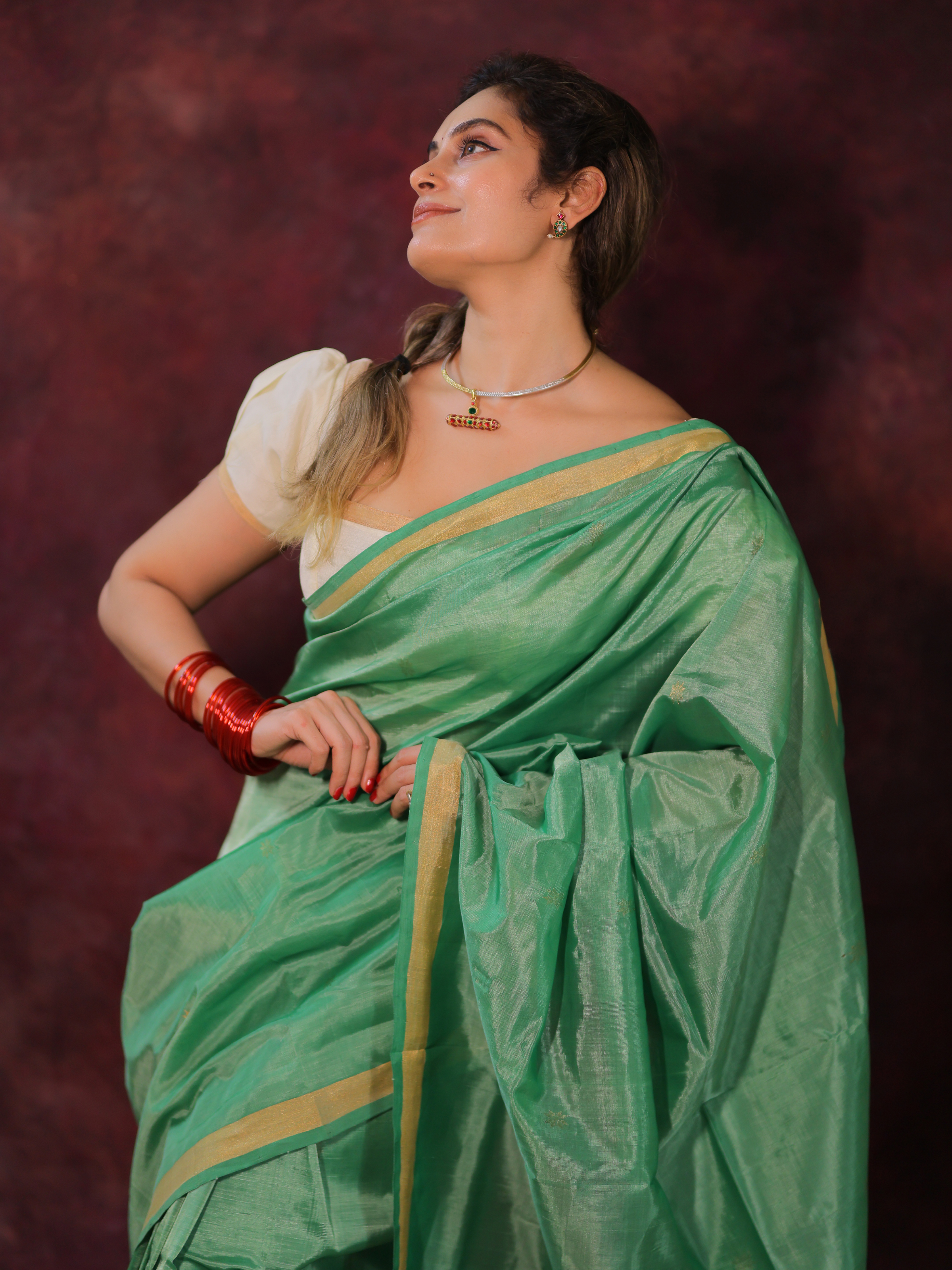 Chennamma (Pure Pattu Saree Handwoven)