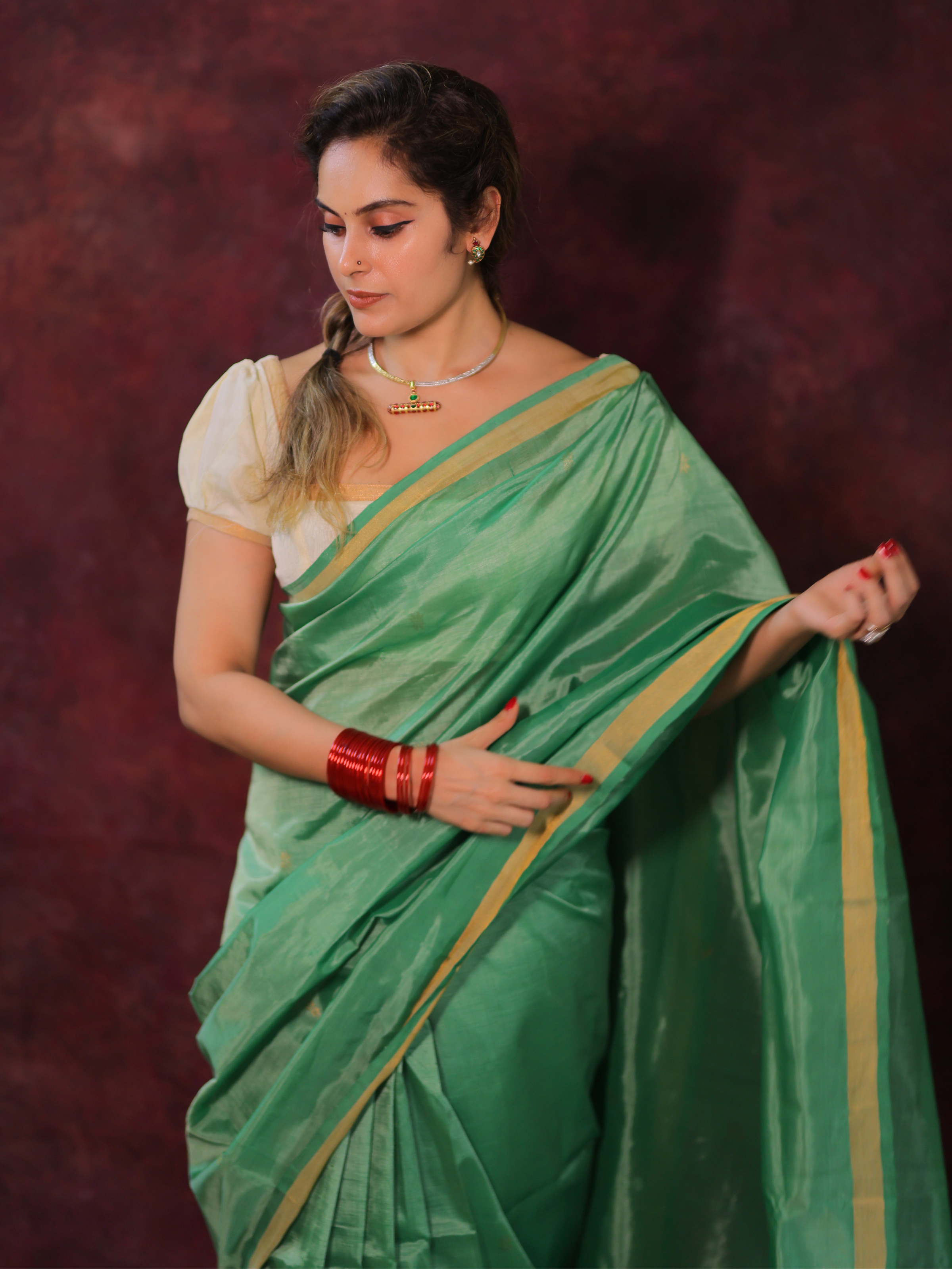 Chennamma (Pure Pattu Saree Handwoven)