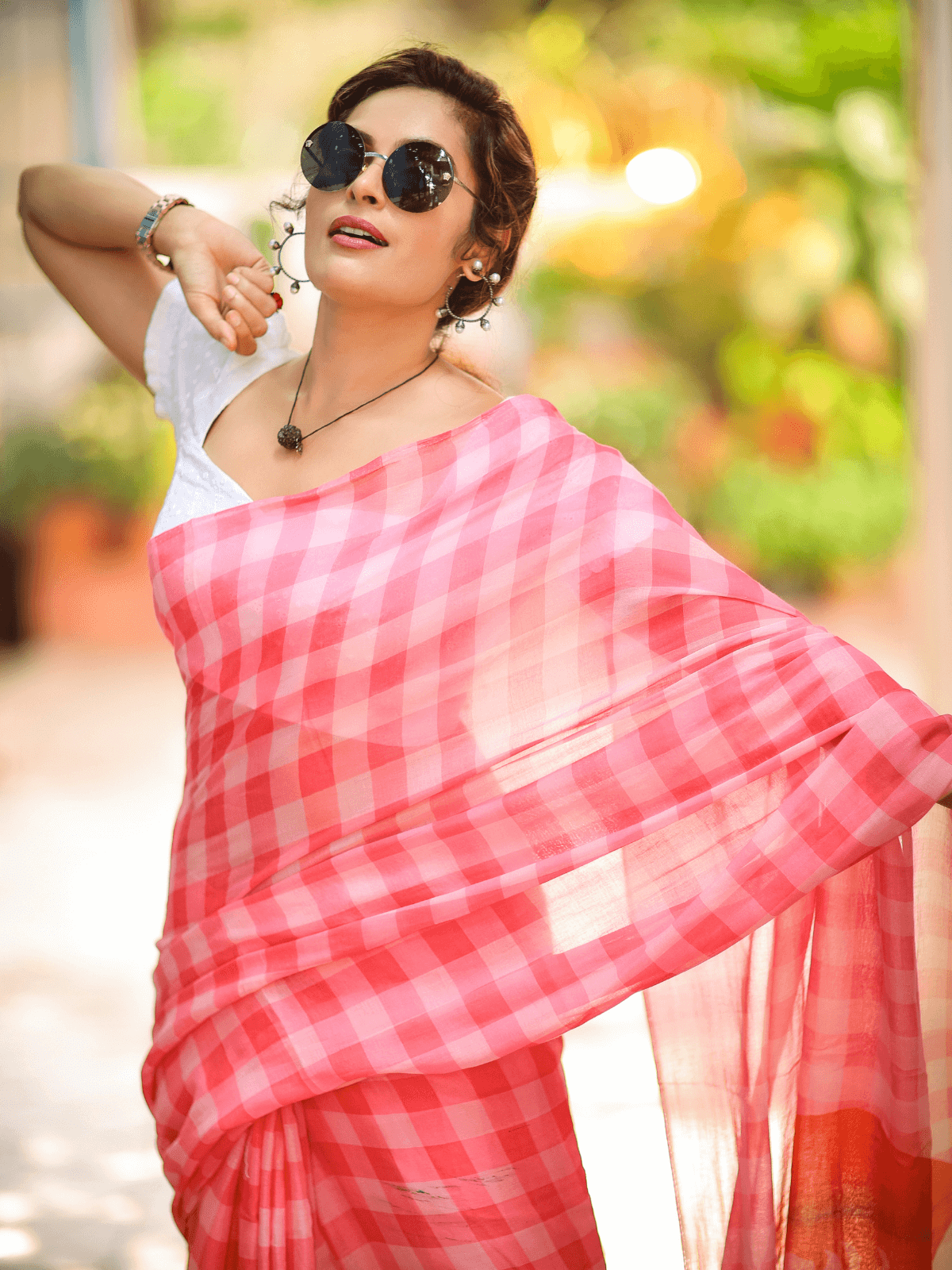 Flirty Fankaar (Pure Mul Cotton Saree)