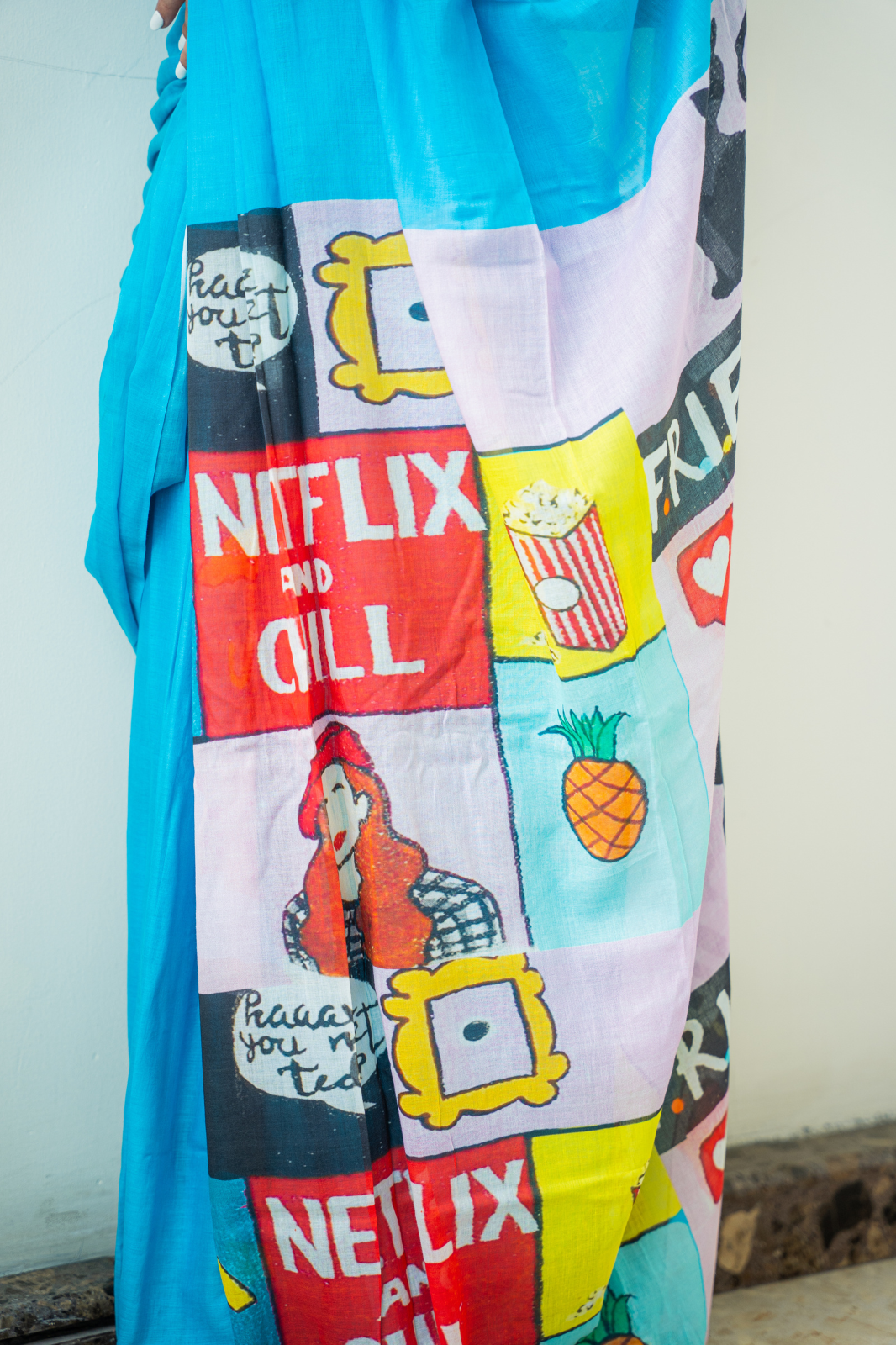 Screen Queen Pop (Mul Cotton Saree)