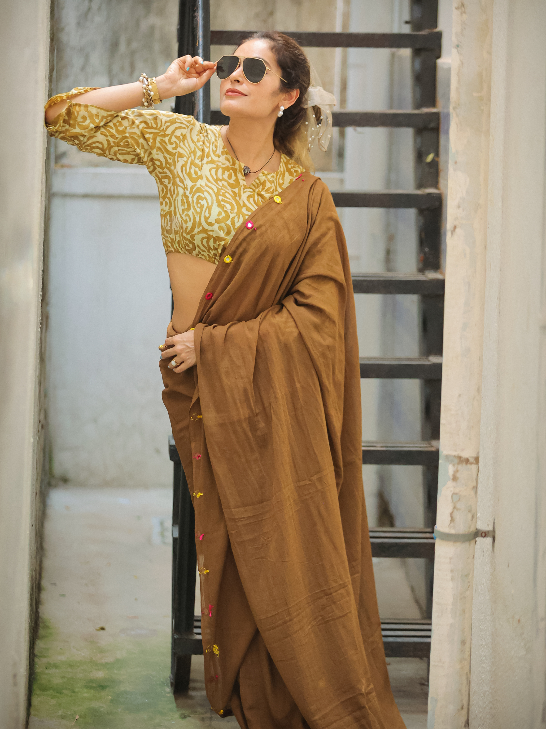 Sassy Sundari (Pure Mul Cotton Saree)