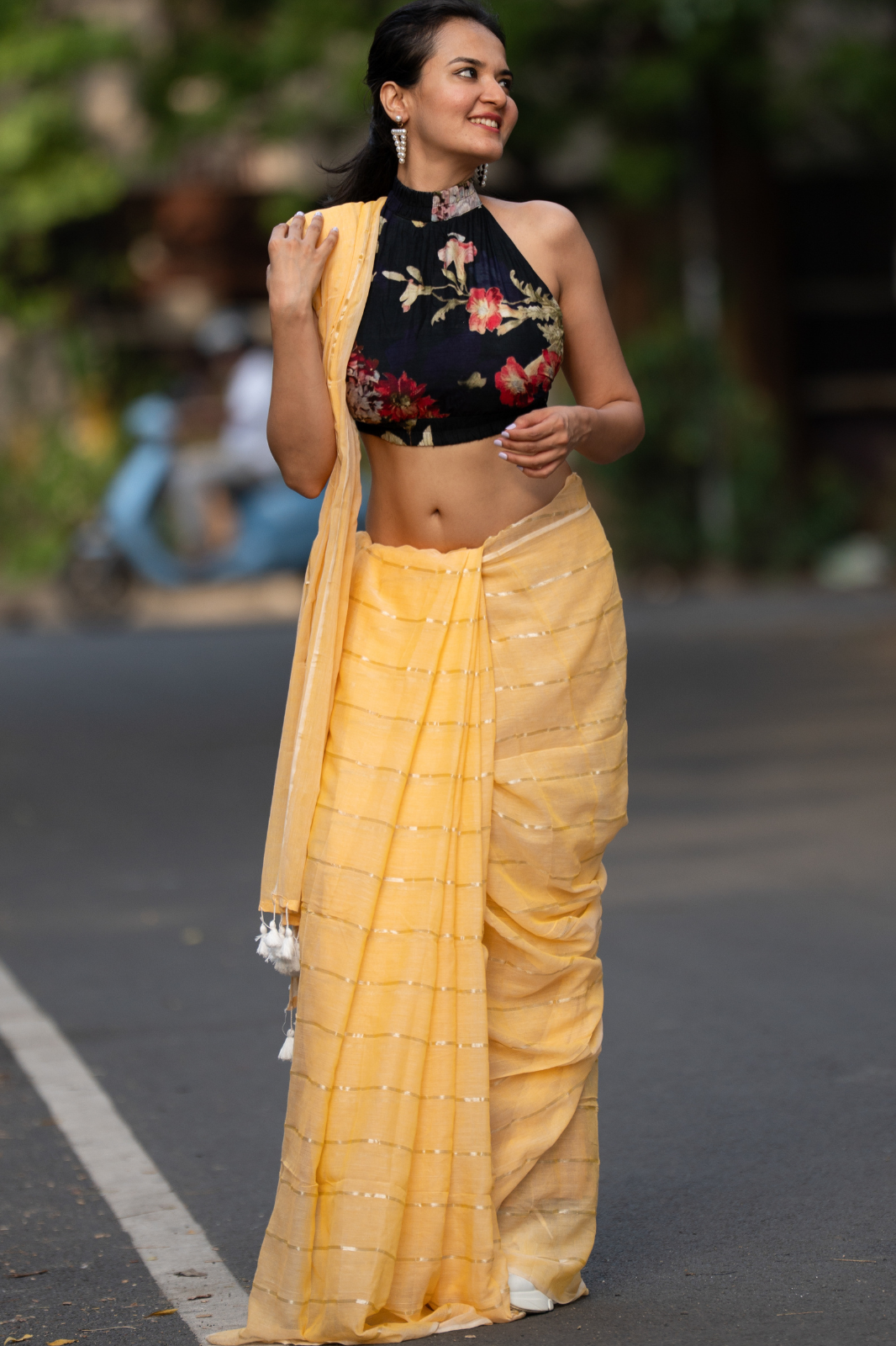 The Maverick (Mul Mul Cotton Saree)