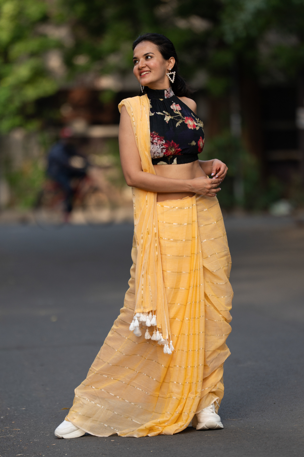 The Maverick (Mul Mul Cotton Saree)