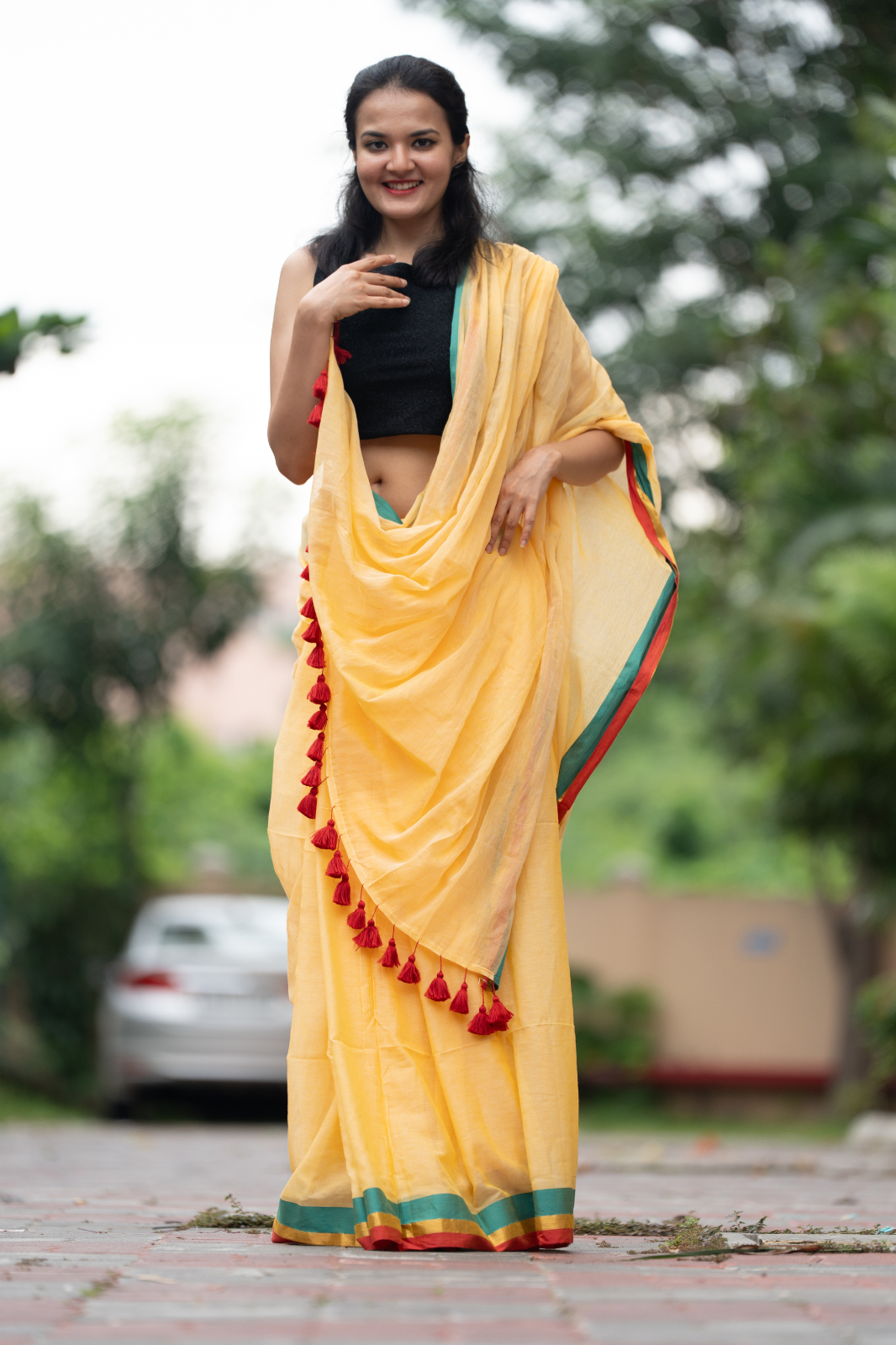 Manthara (Mul Mul Cotton Saree)
