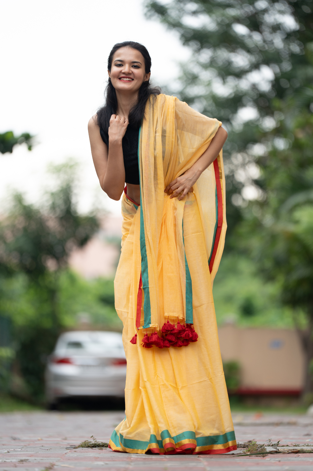 Manthara (Mul Mul Cotton Saree)