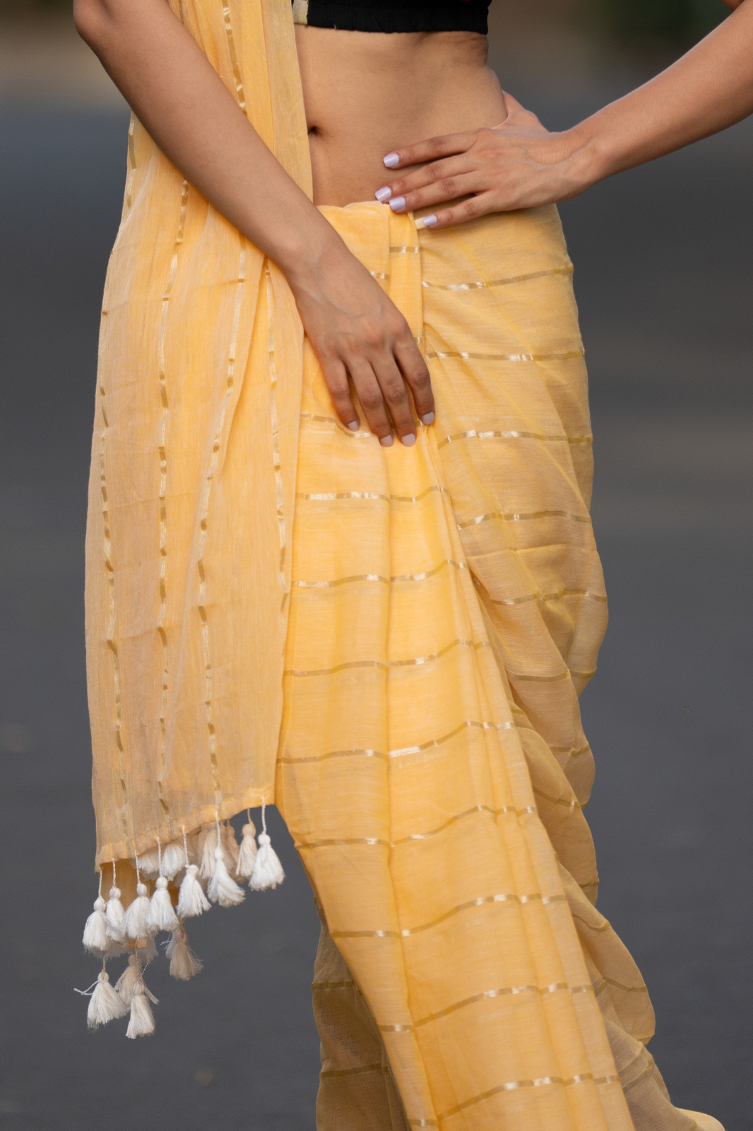 The Maverick (Mul Mul Cotton Saree)