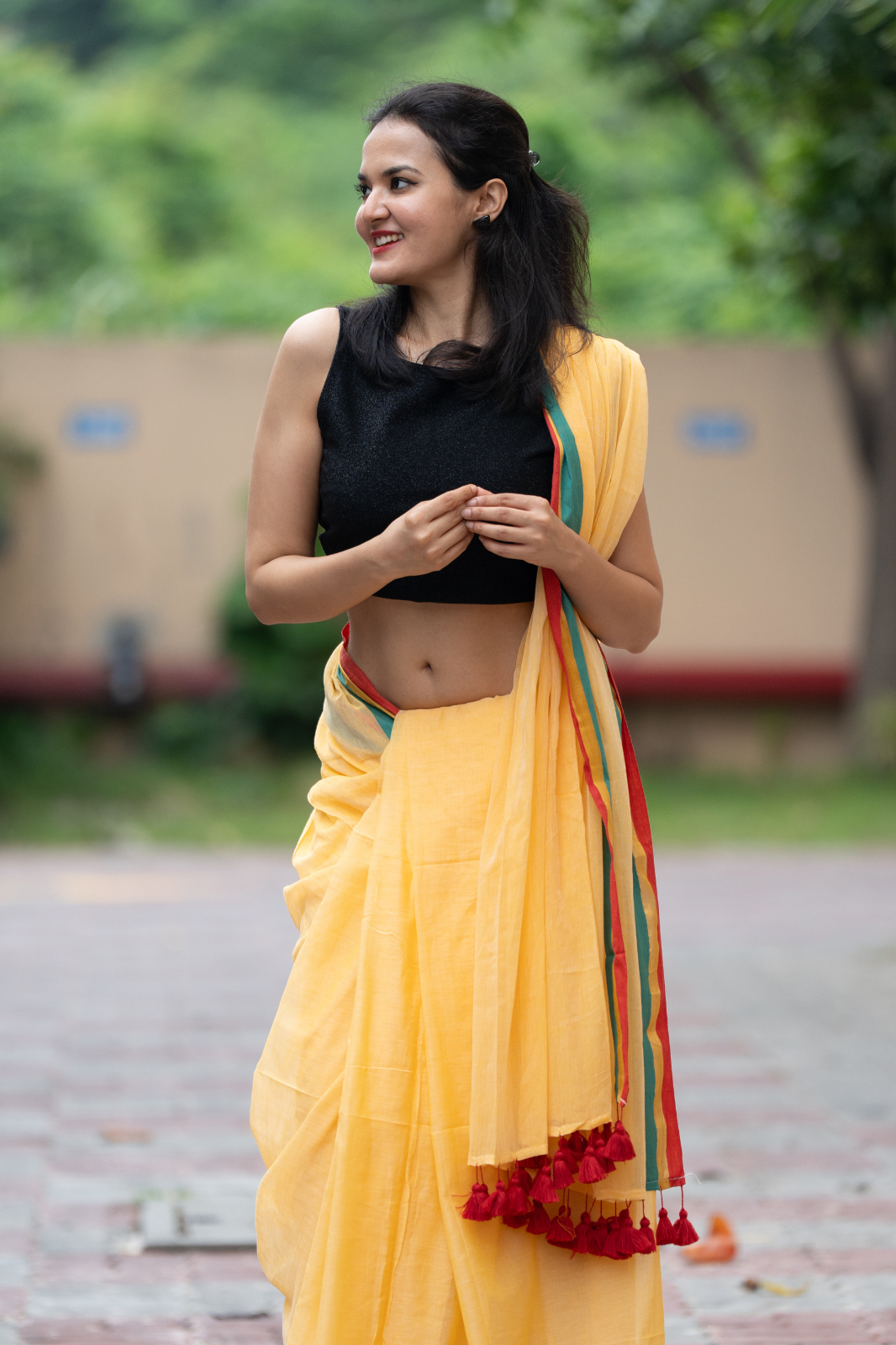 Manthara (Mul Mul Cotton Saree)
