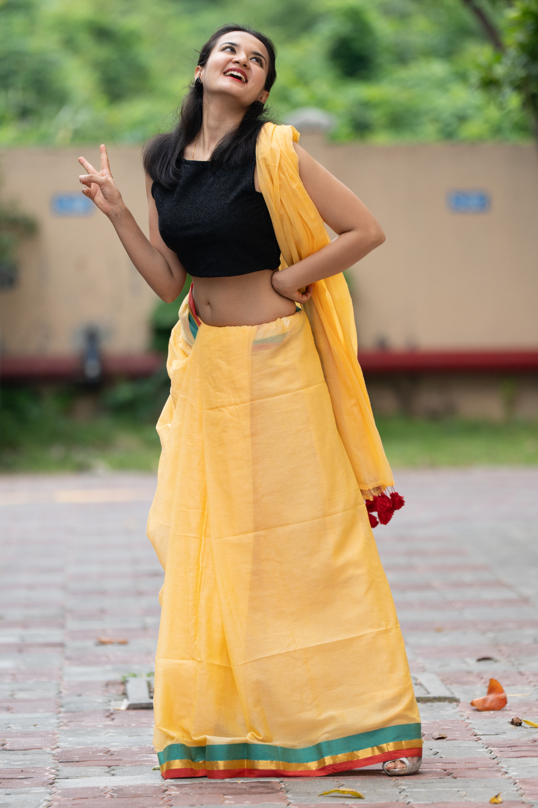 Manthara (Mul Mul Cotton Saree)