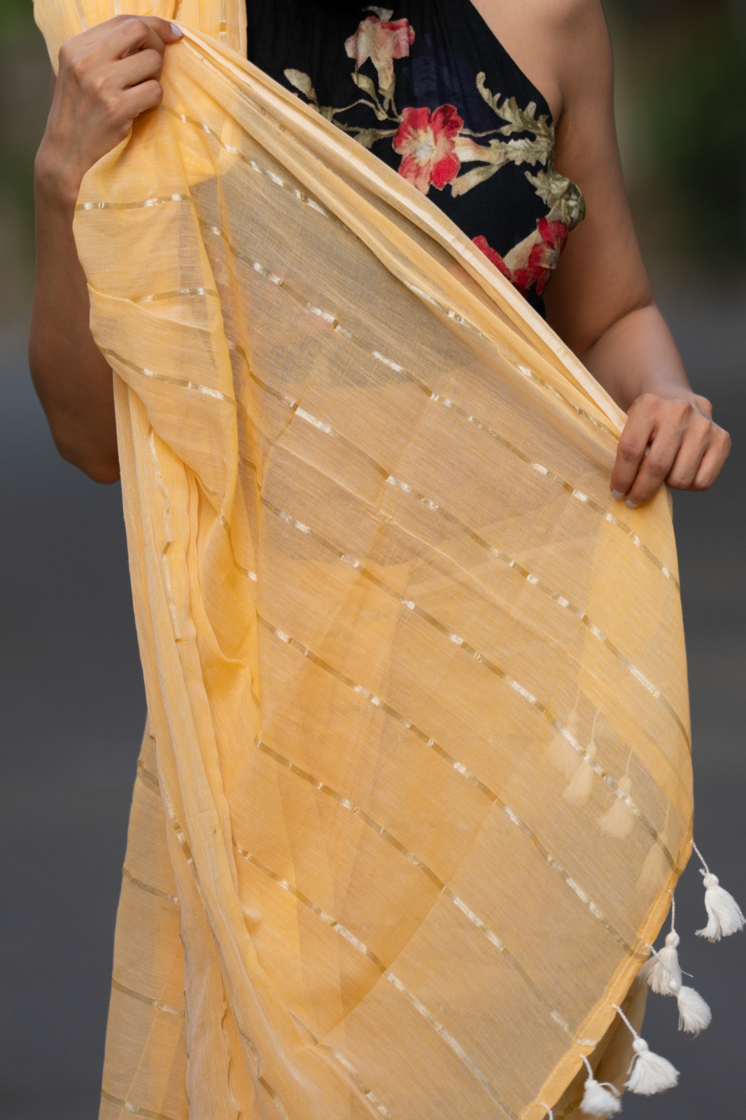 The Maverick (Mul Mul Cotton Saree)