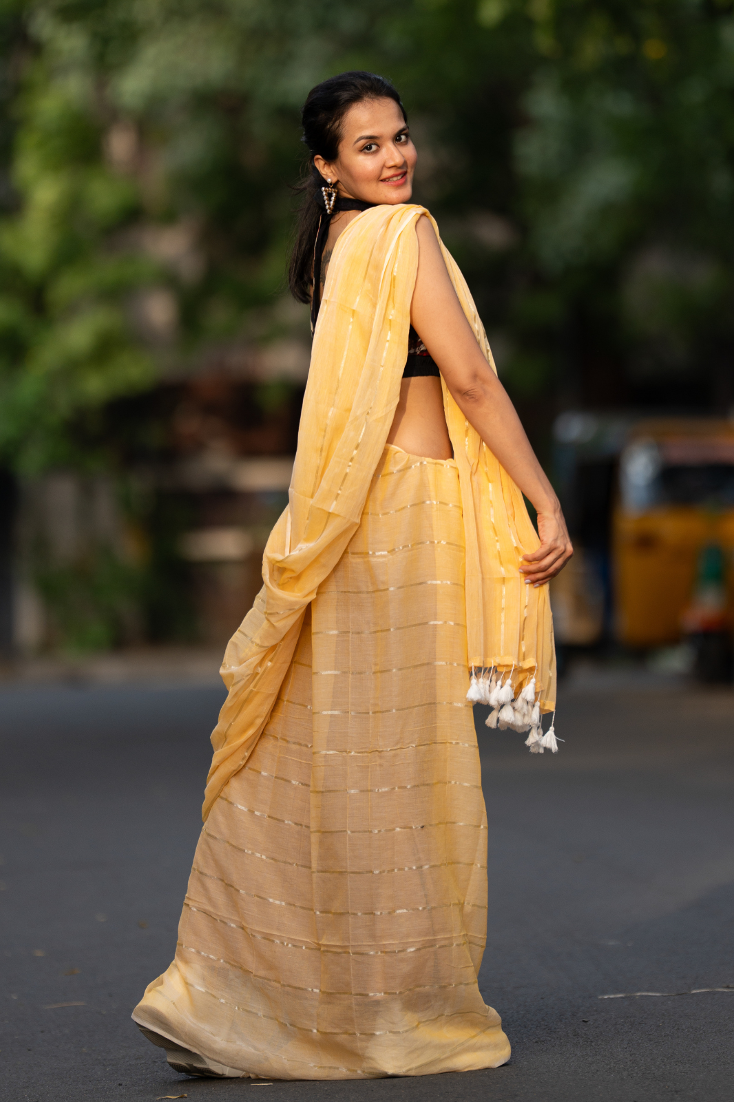 The Maverick (Mul Mul Cotton Saree)