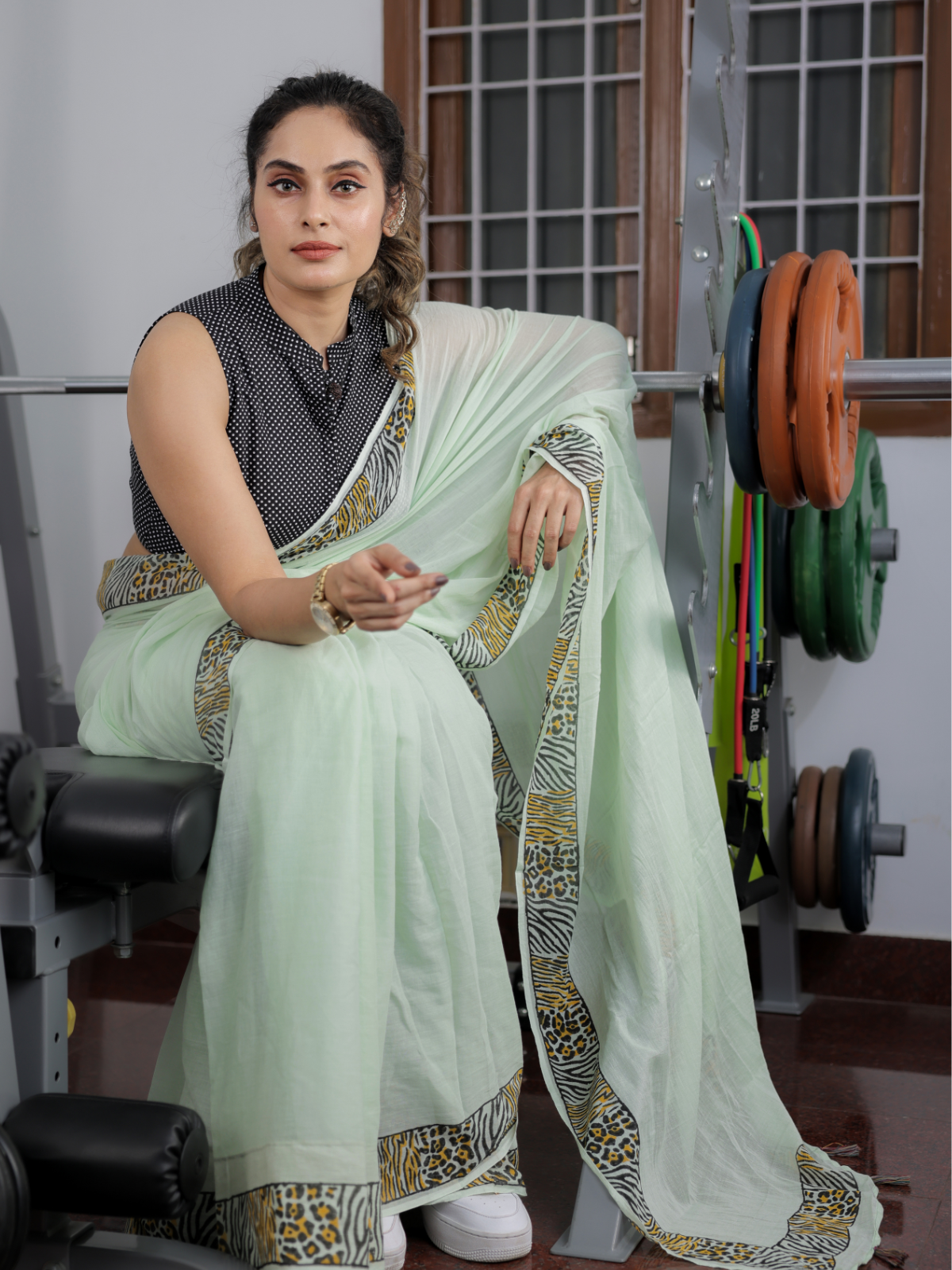 Tiger Ka Hukum (Pure Mul Cotton Saree)