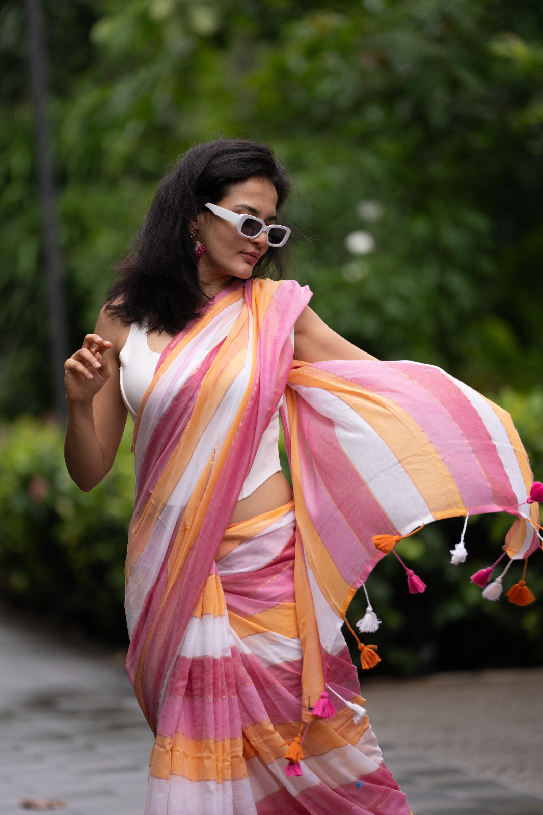 The Sovereign (Mul Mul Cotton Saree)