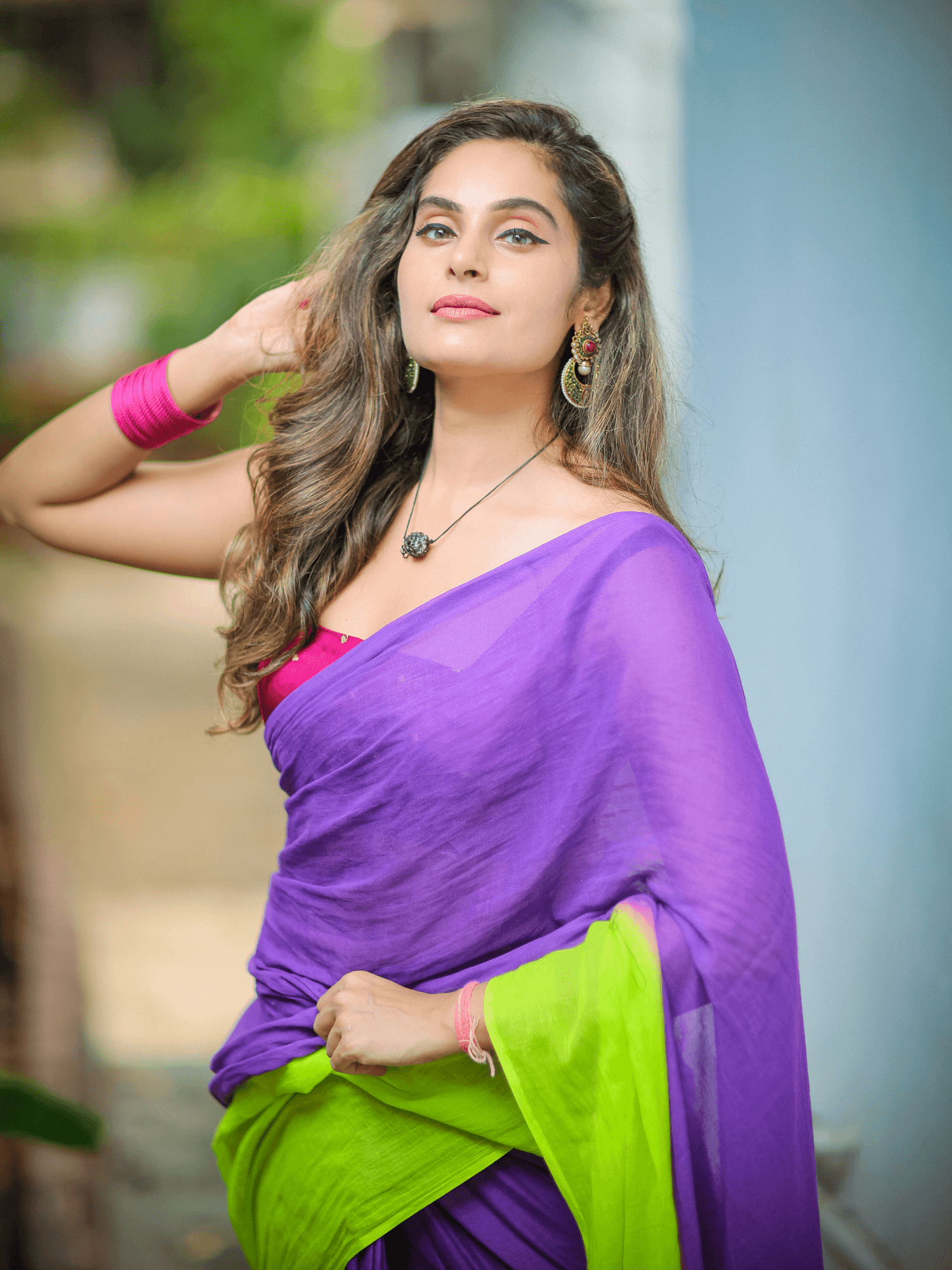 Twilight (Pure Mul Cotton Saree)