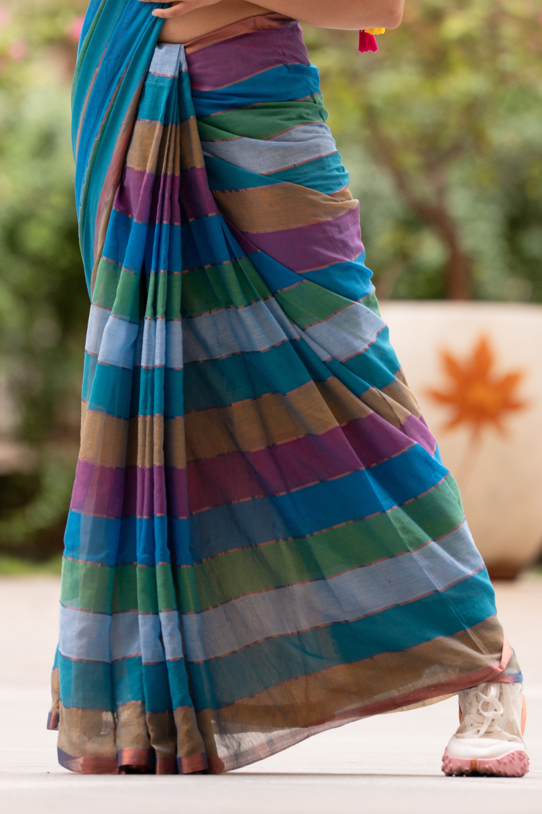 The Trailblazer (Mul Mul Cotton Saree)