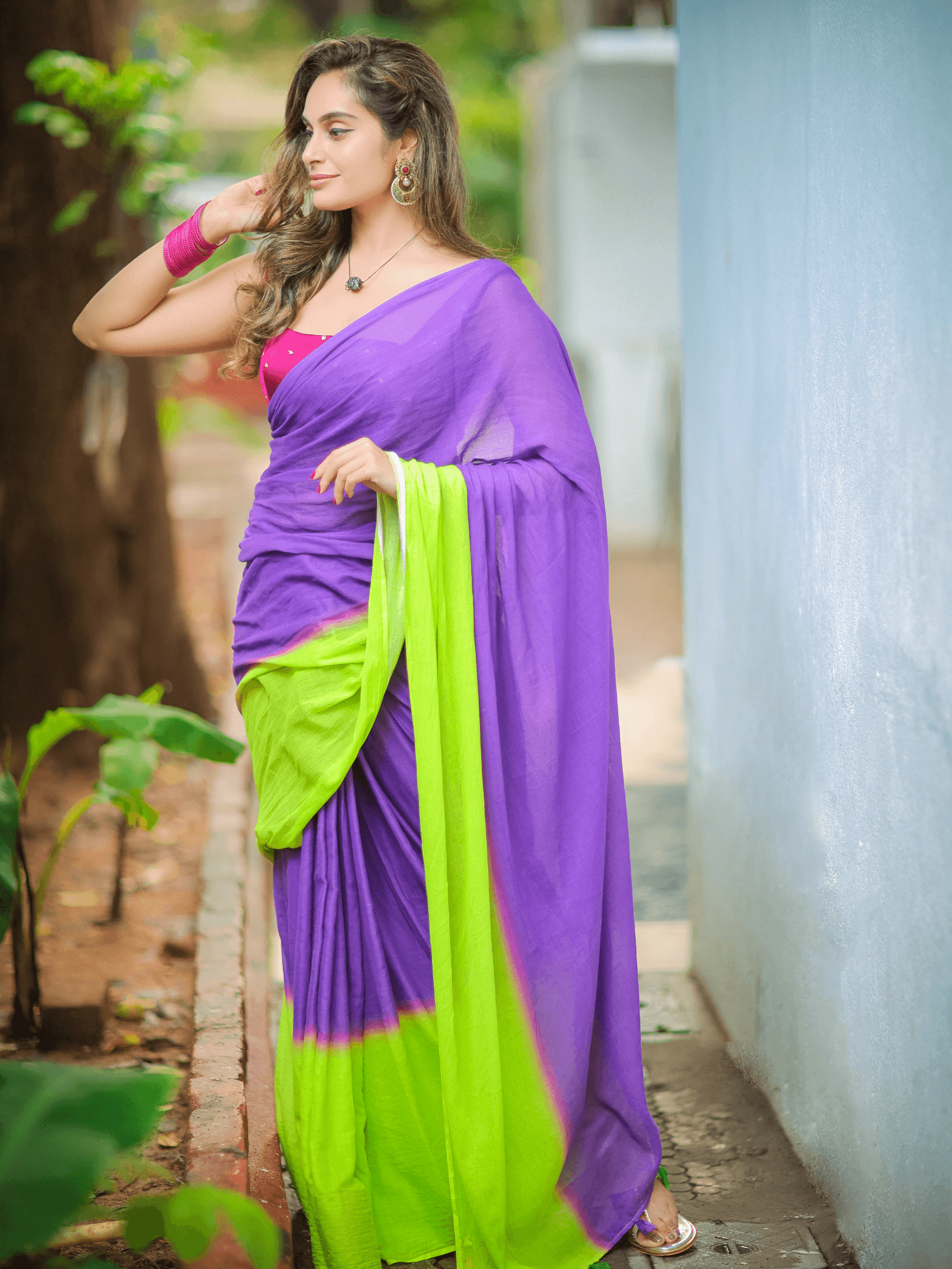 Twilight (Pure Mul Cotton Saree)