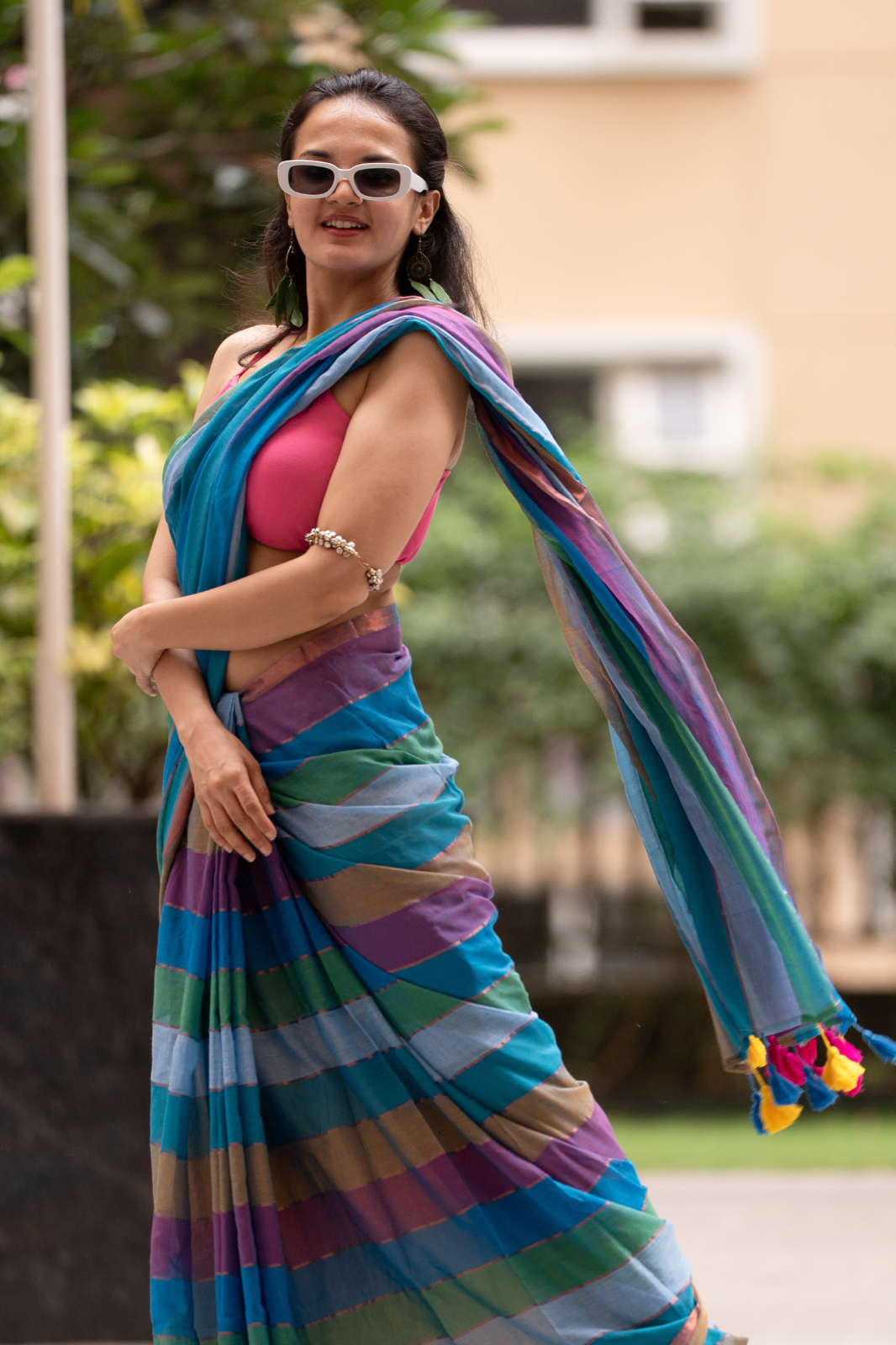 The Trailblazer (Mul Mul Cotton Saree)