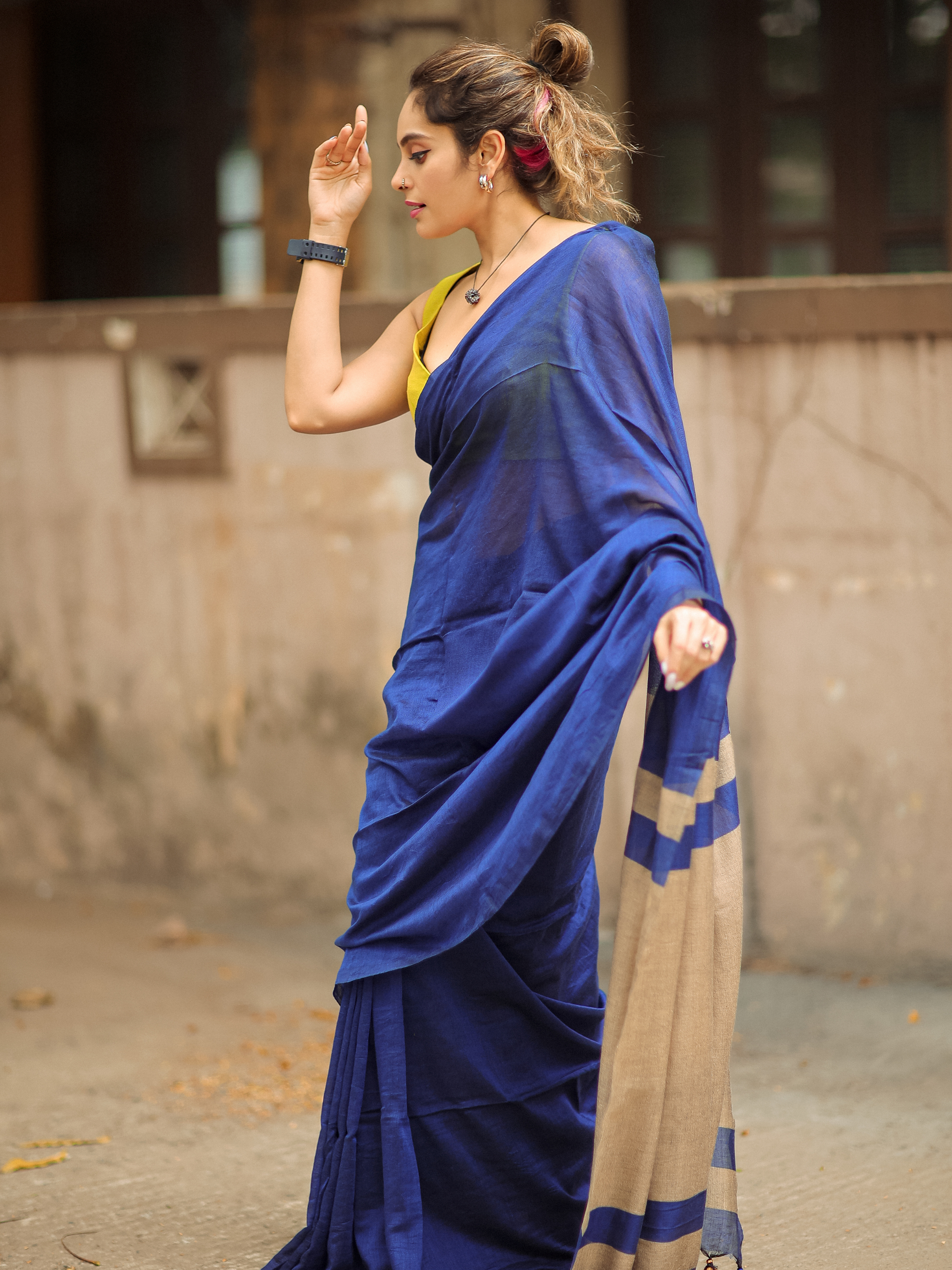 Peacock's Pride (Soft Cotton Saree)