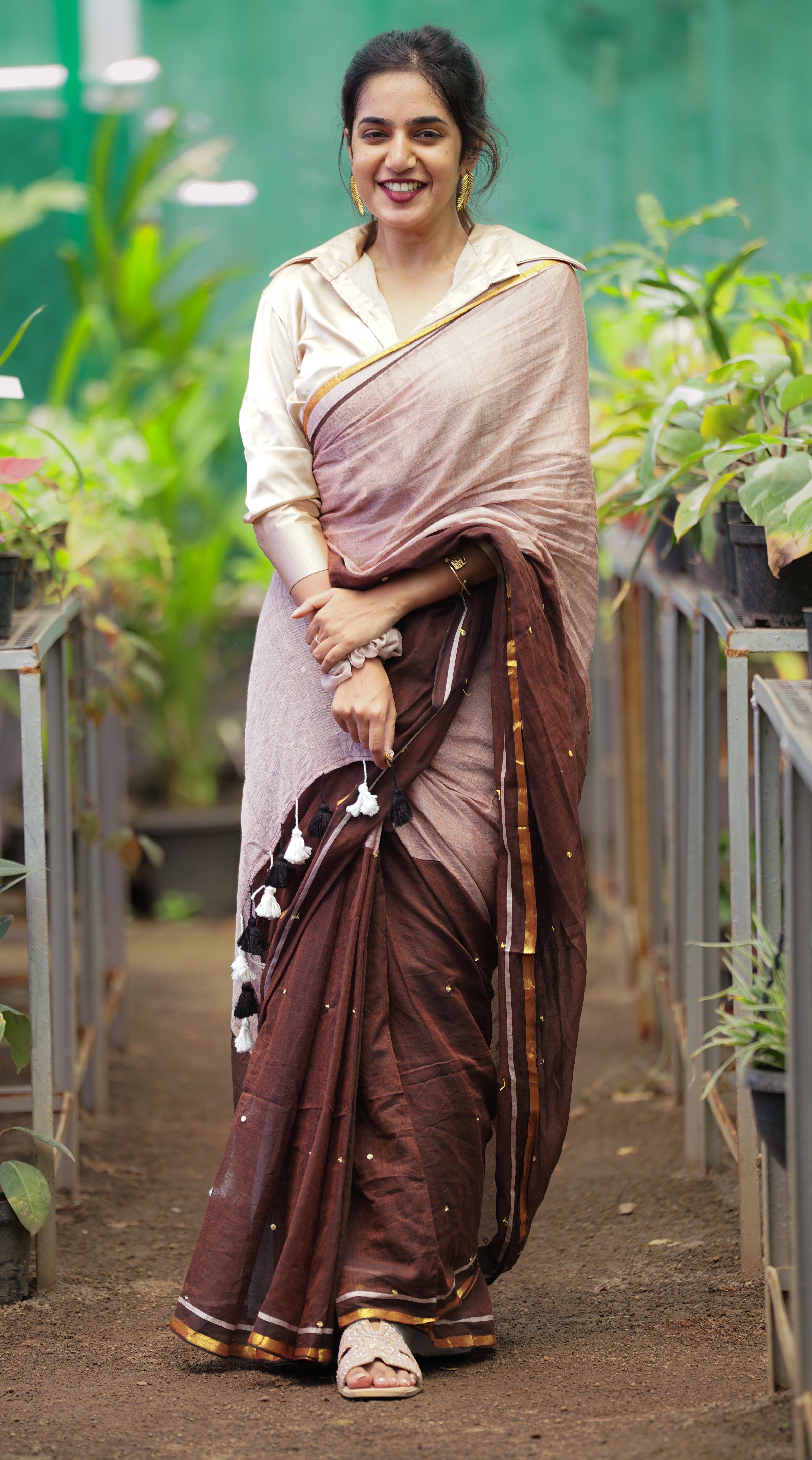 Mridang (Mul Mul Cotton Saree)