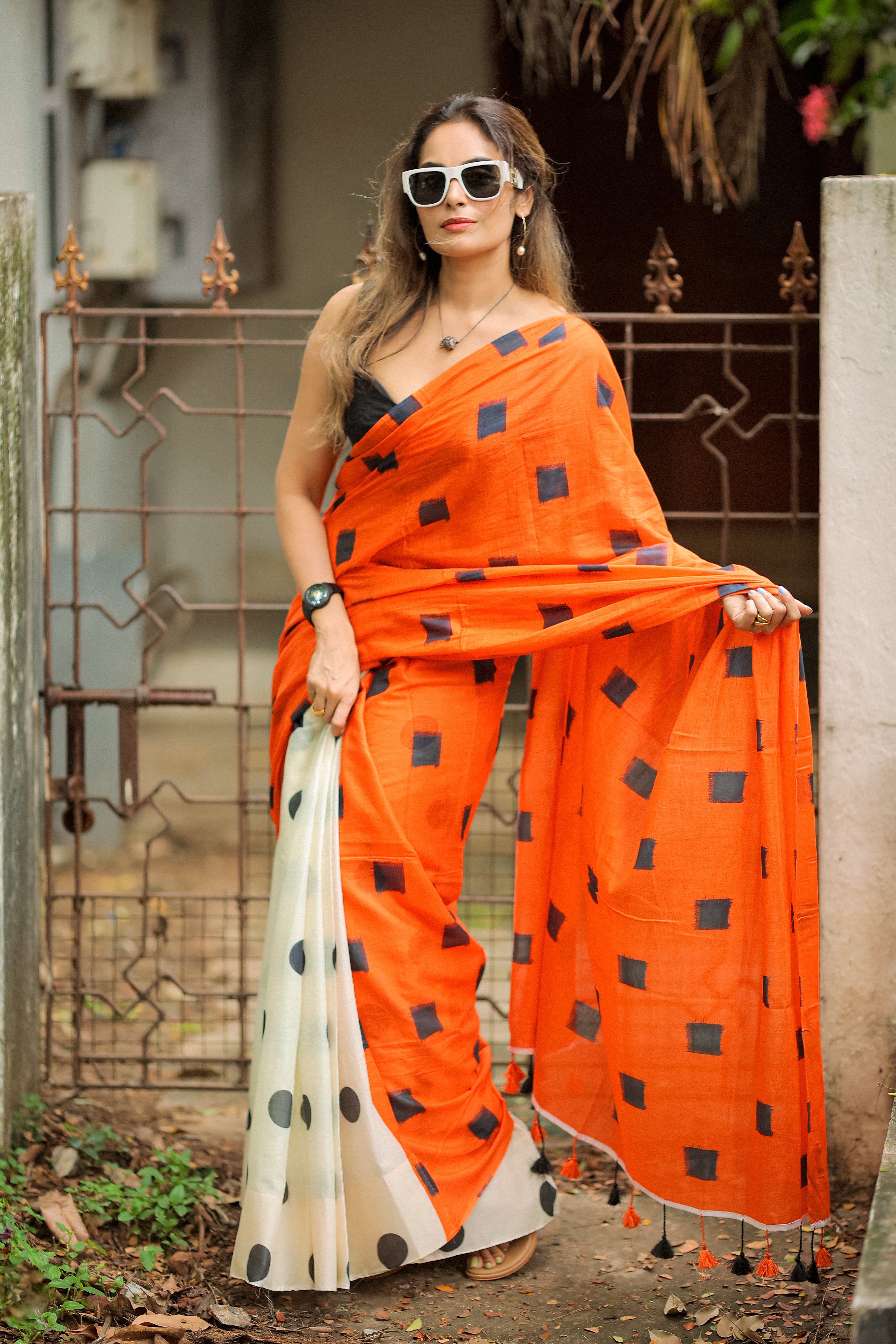 Wings Of Joy (Mul Mul Printed Sarees)