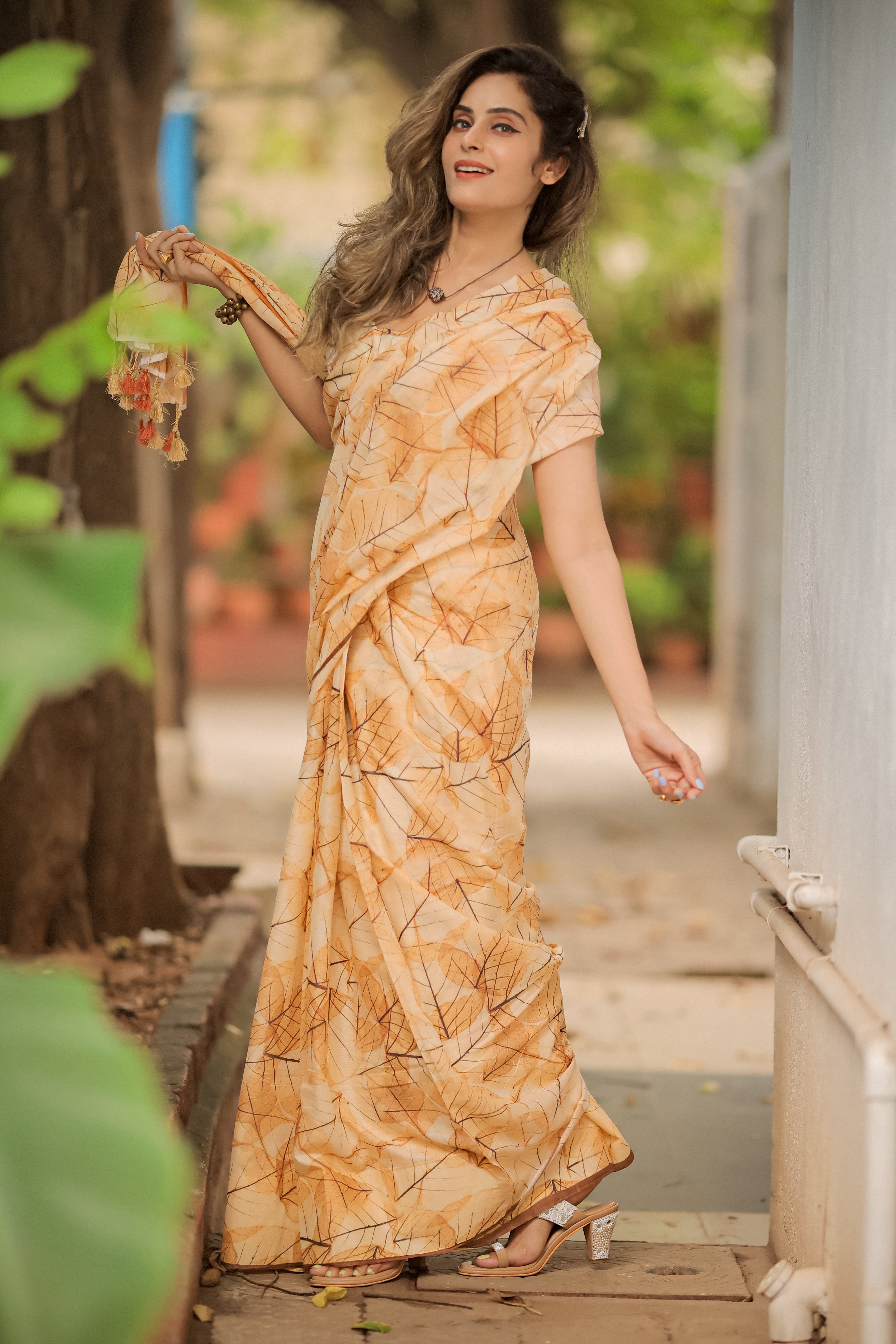 Flight of Fancy (Mul Mul Printed Sarees)