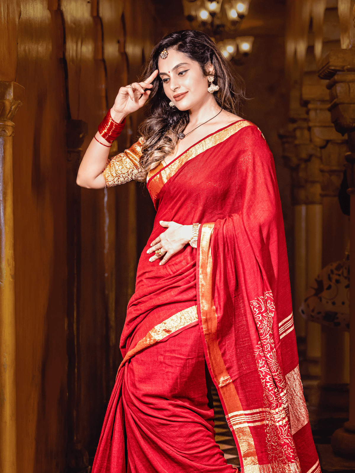 Laal Ishq Saree (Scarlet Passion)