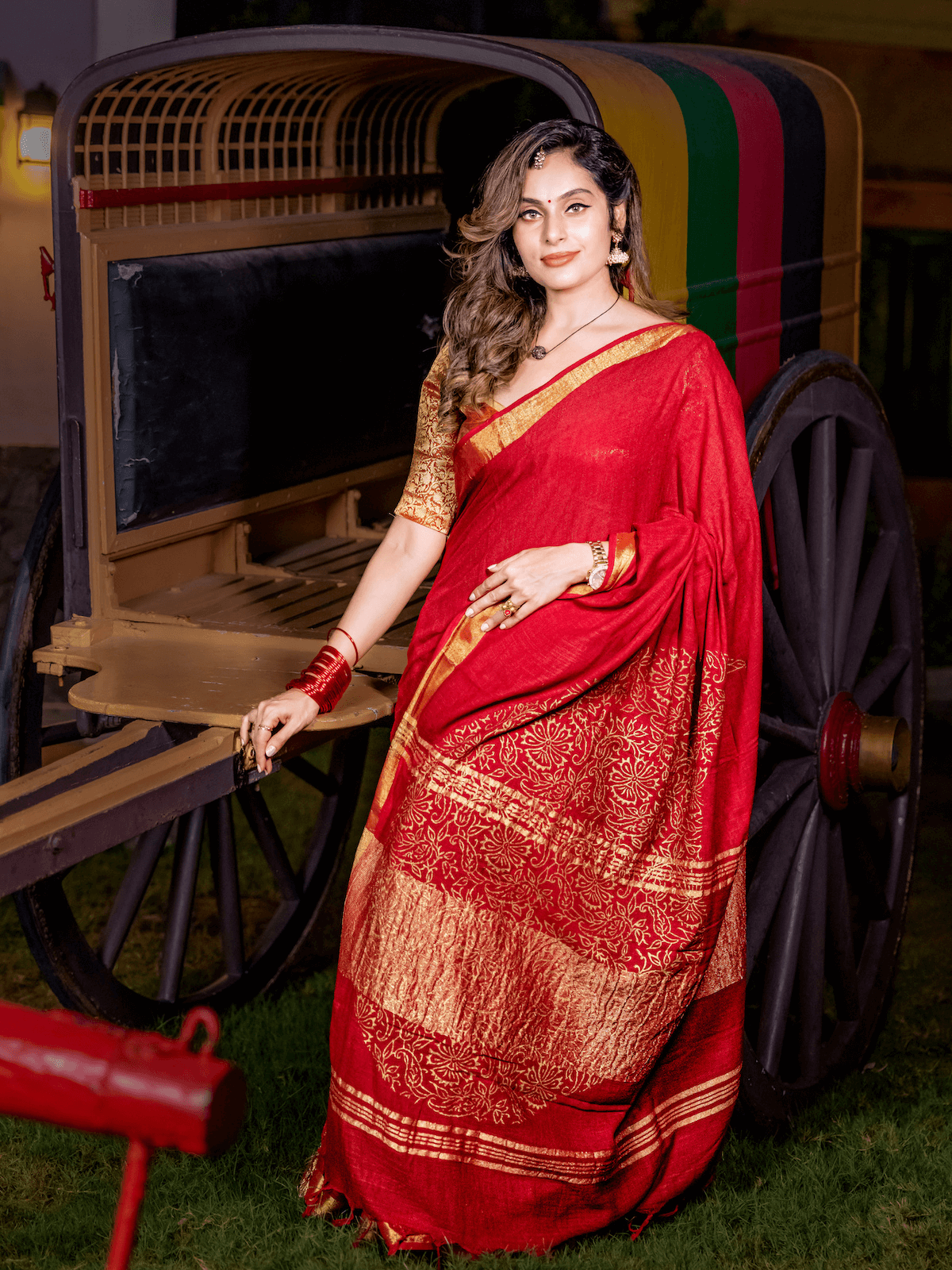 Laal Ishq Saree (Scarlet Passion)