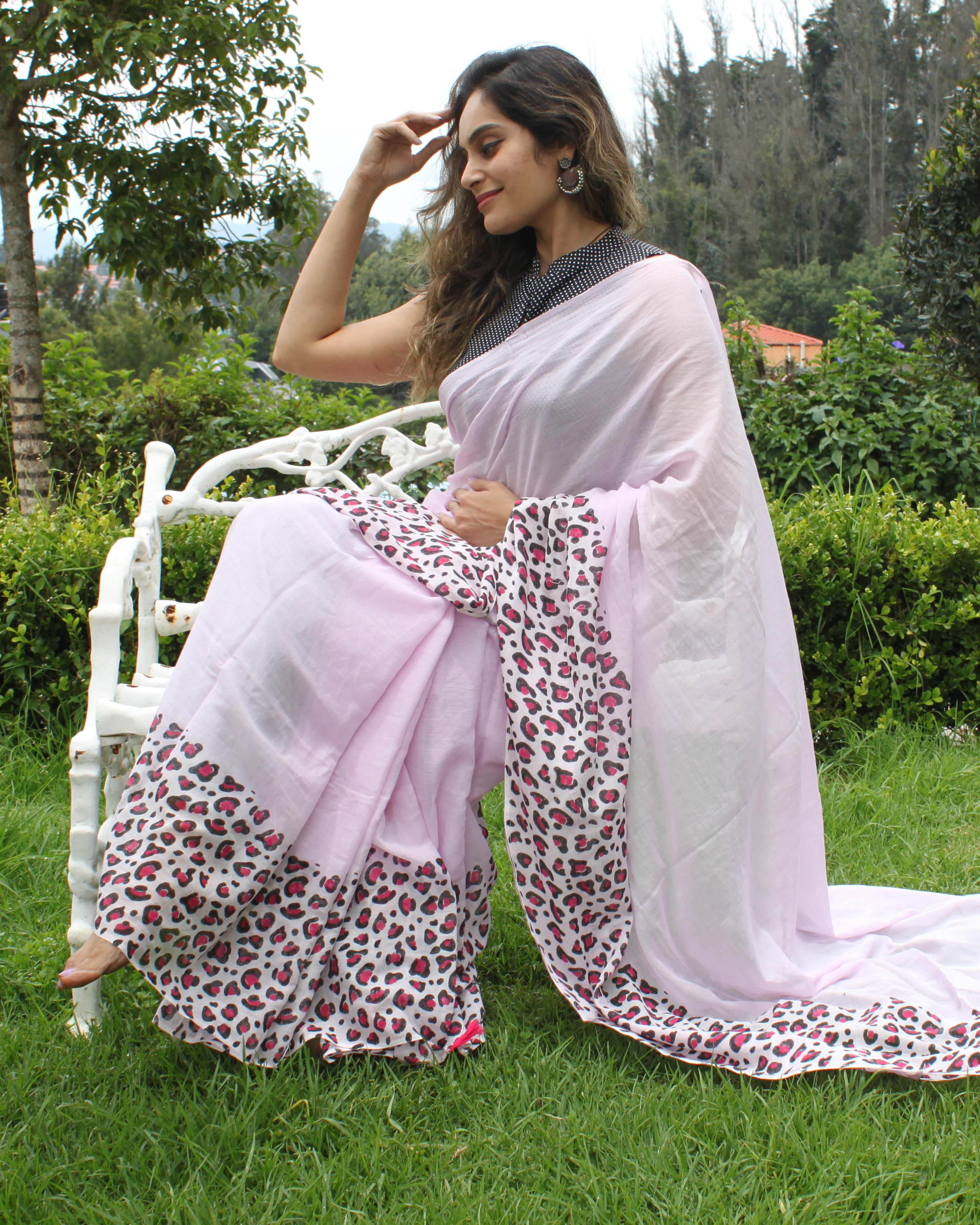 PINK PANTHER (Pure Mul Cotton Saree)