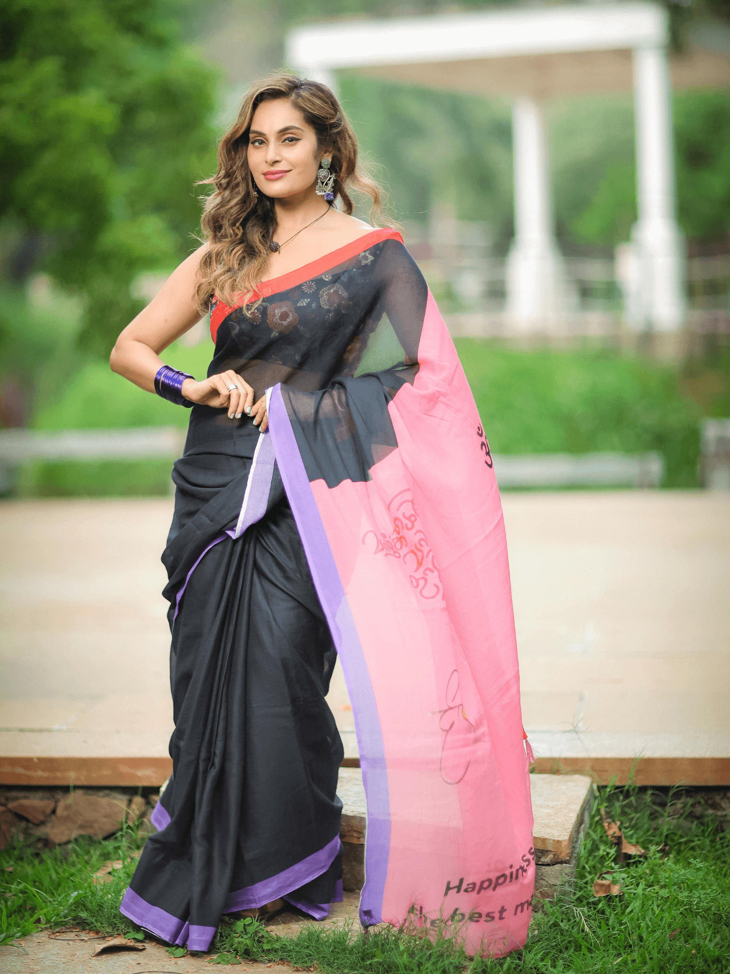 Om Shanti (Pure Mul Cotton Saree)