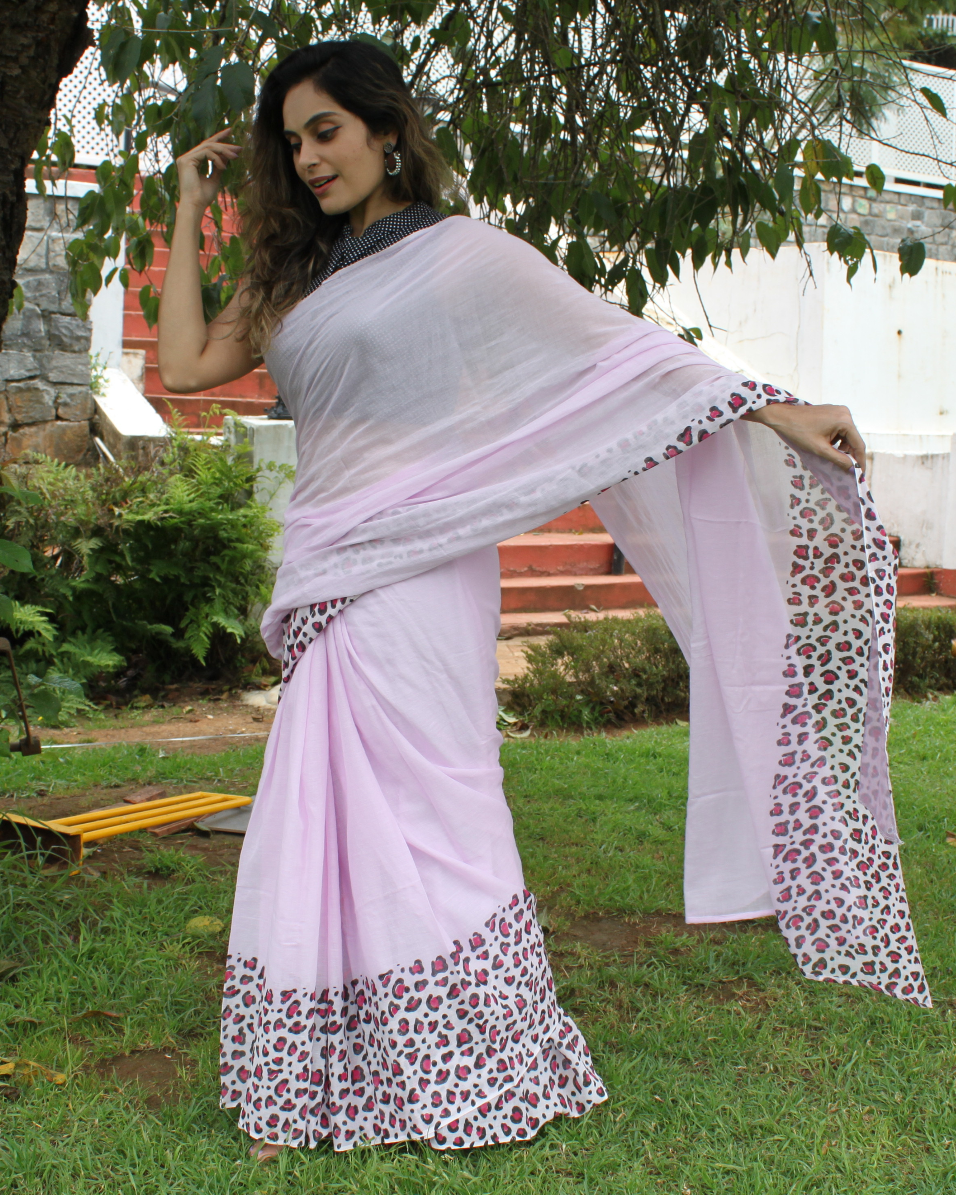 PINK PANTHER (Pure Mul Cotton Saree)