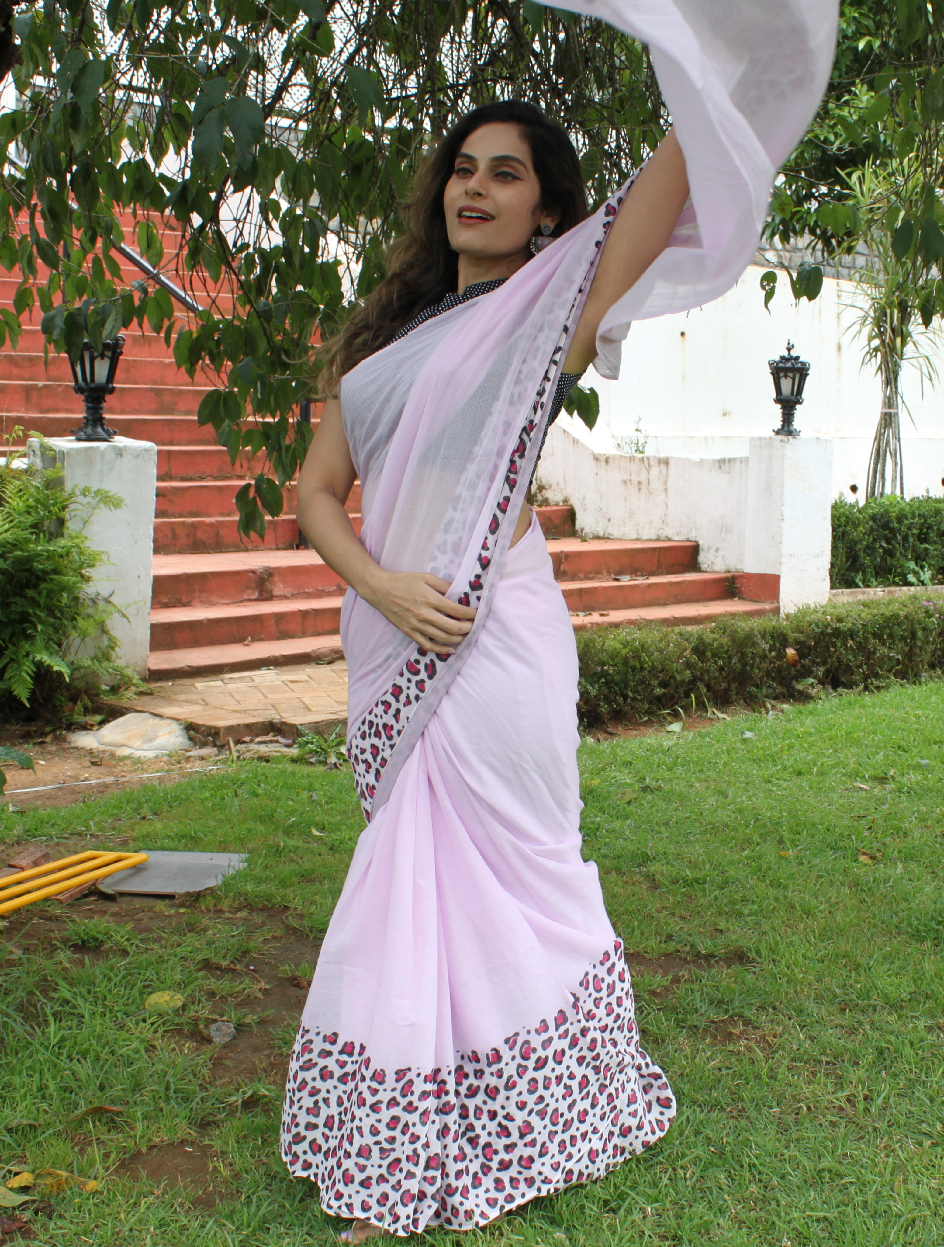 PINK PANTHER (Pure Mul Cotton Saree)