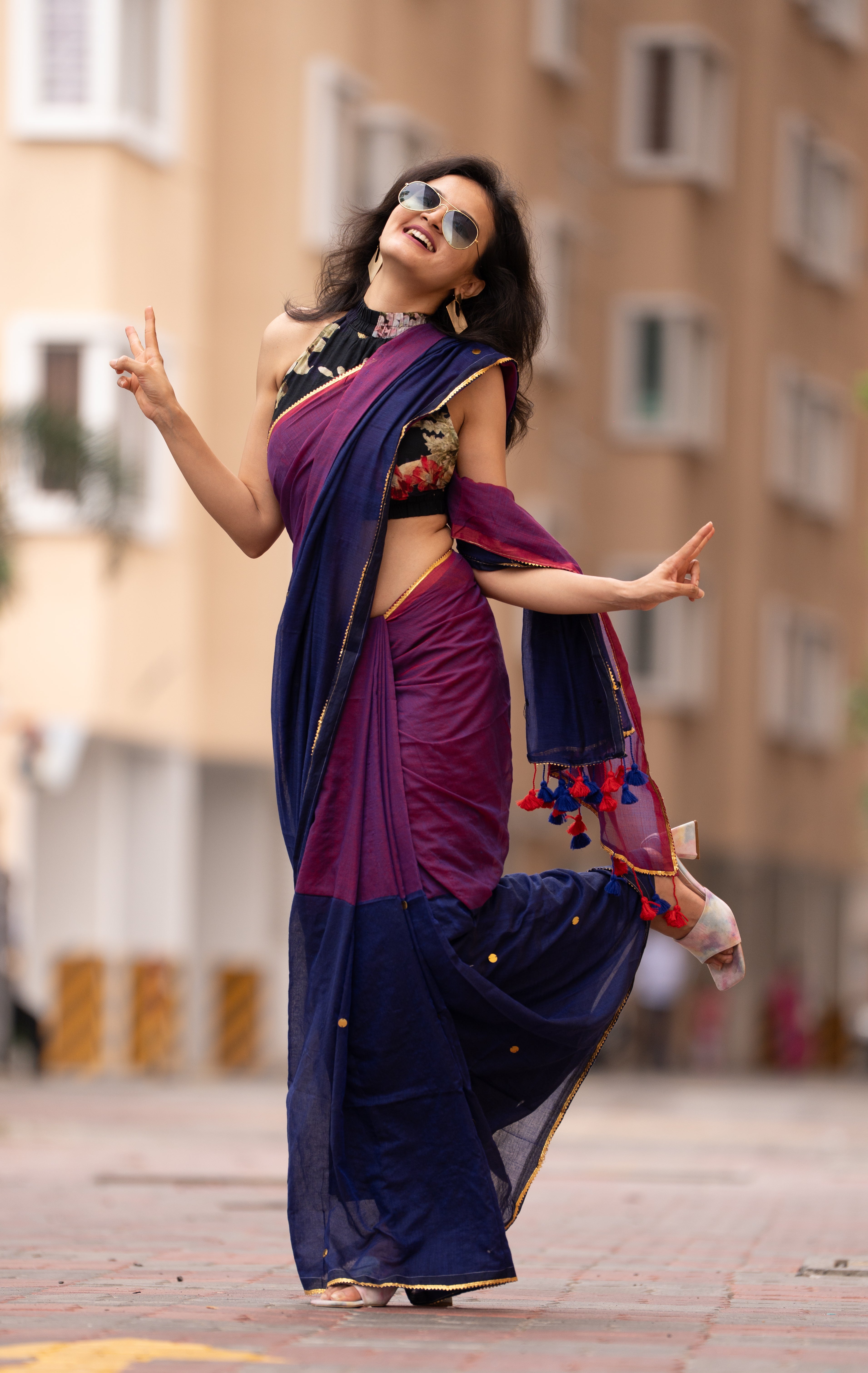 Megh Malhar (Mul Mul Cotton Saree)