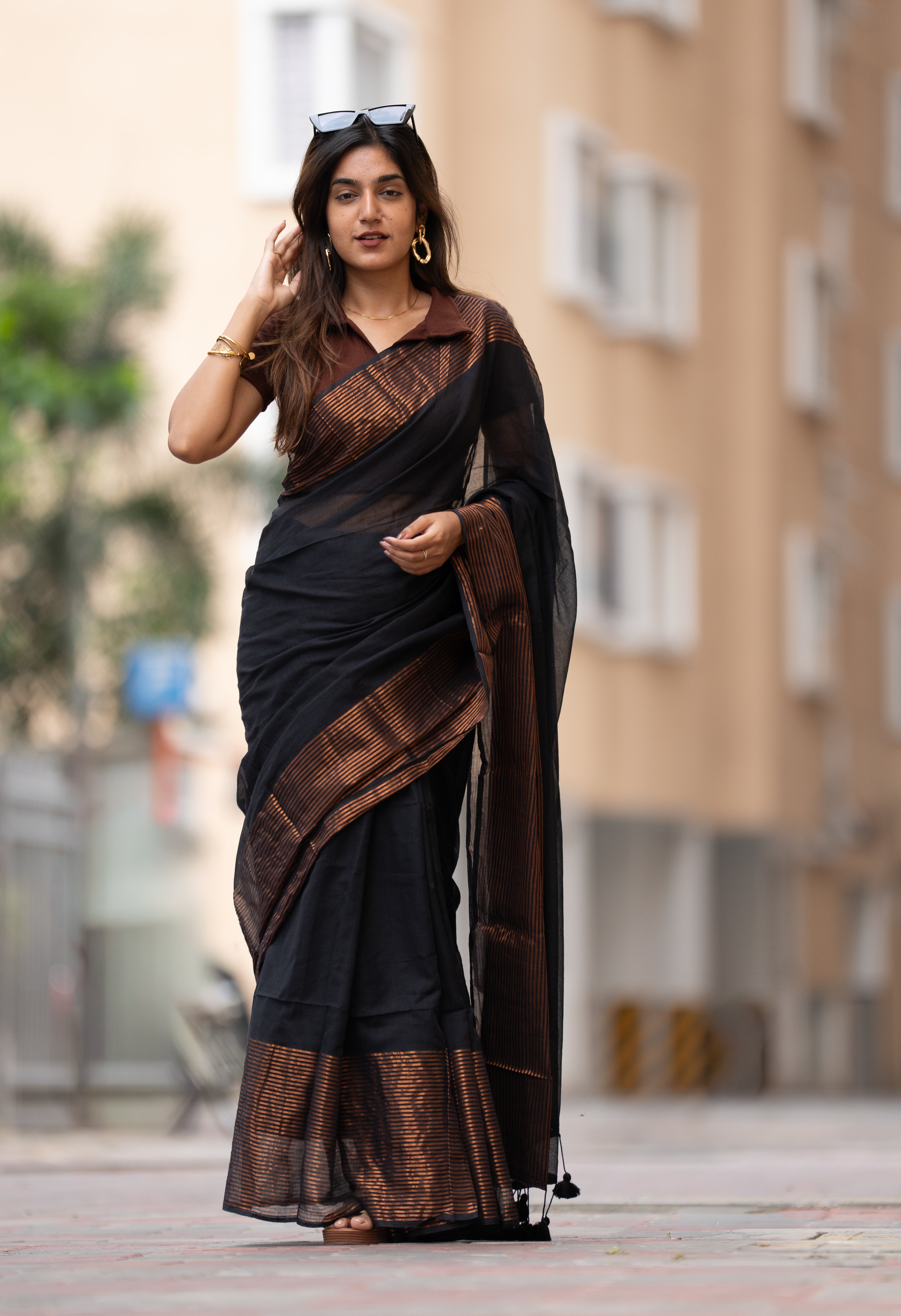 Raathrani (Mul Mul Cotton Saree)